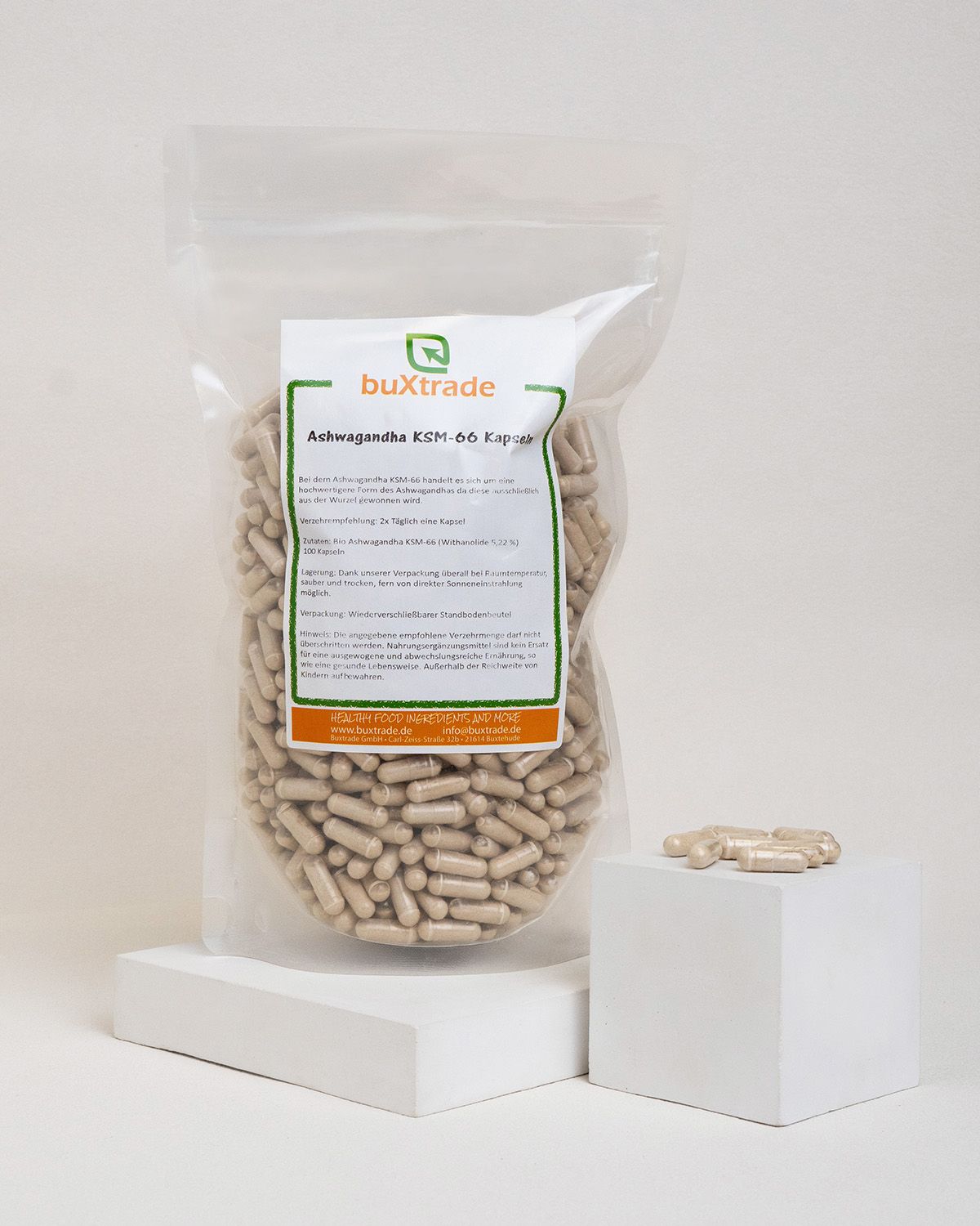 Ashwagandha KSM-66 Kapseln