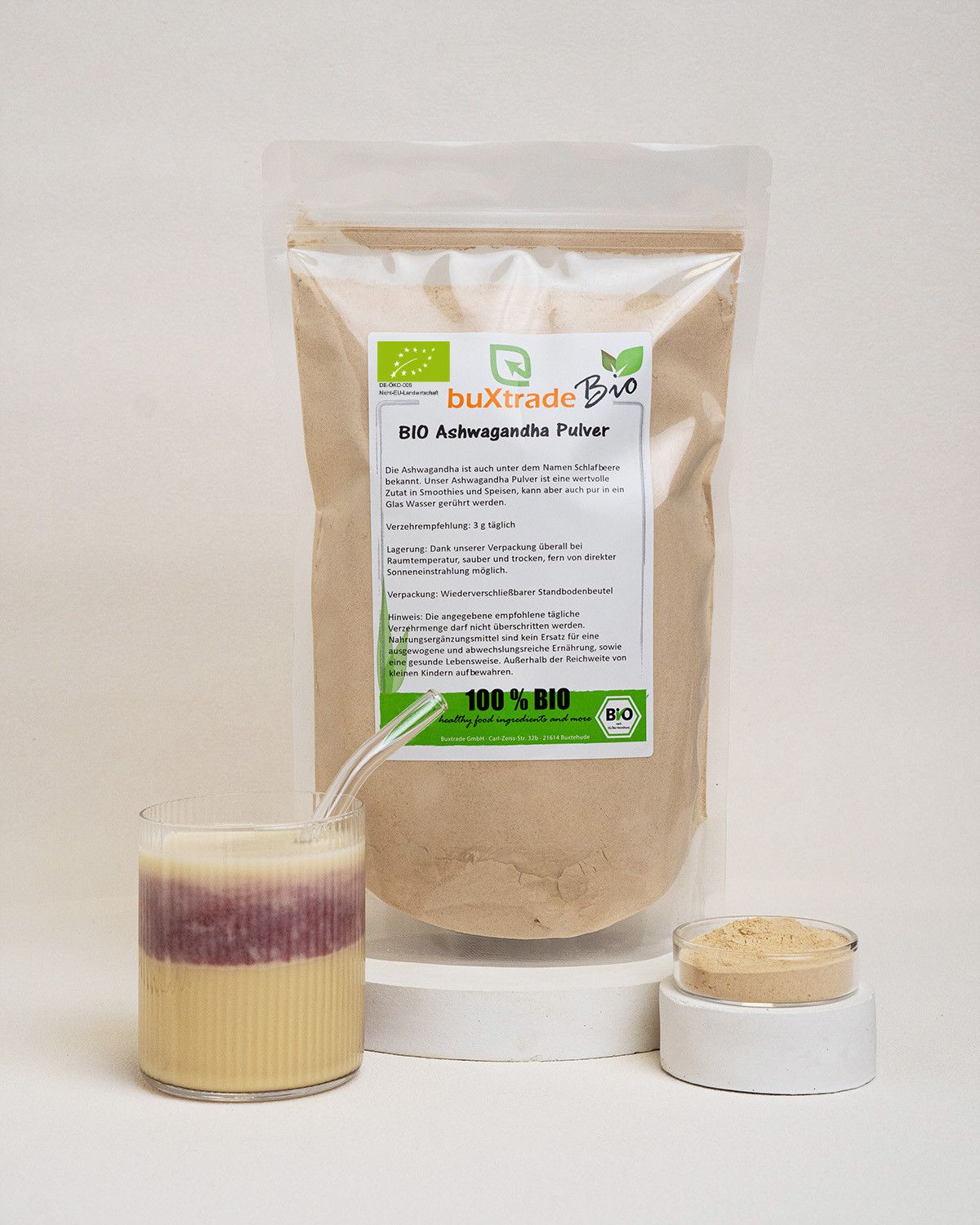 Bio-Ashwagandha-Pulver
