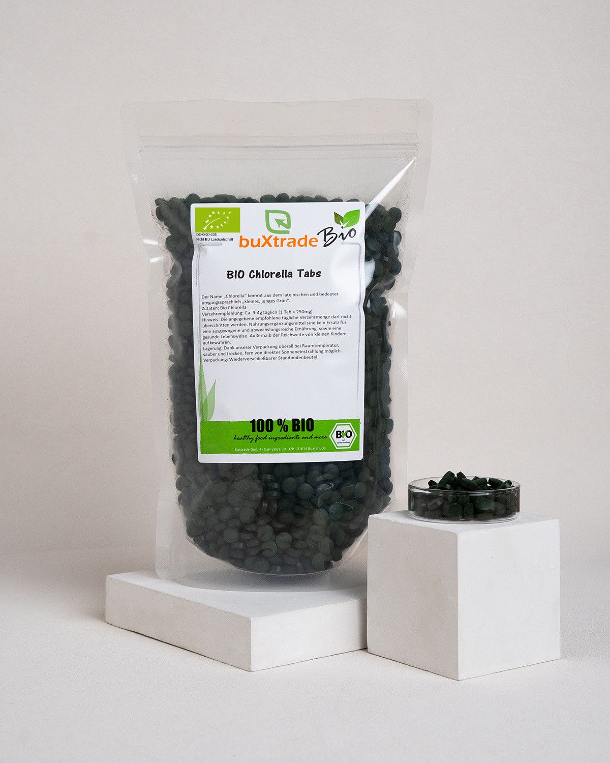 Chlorella bio en comprimés