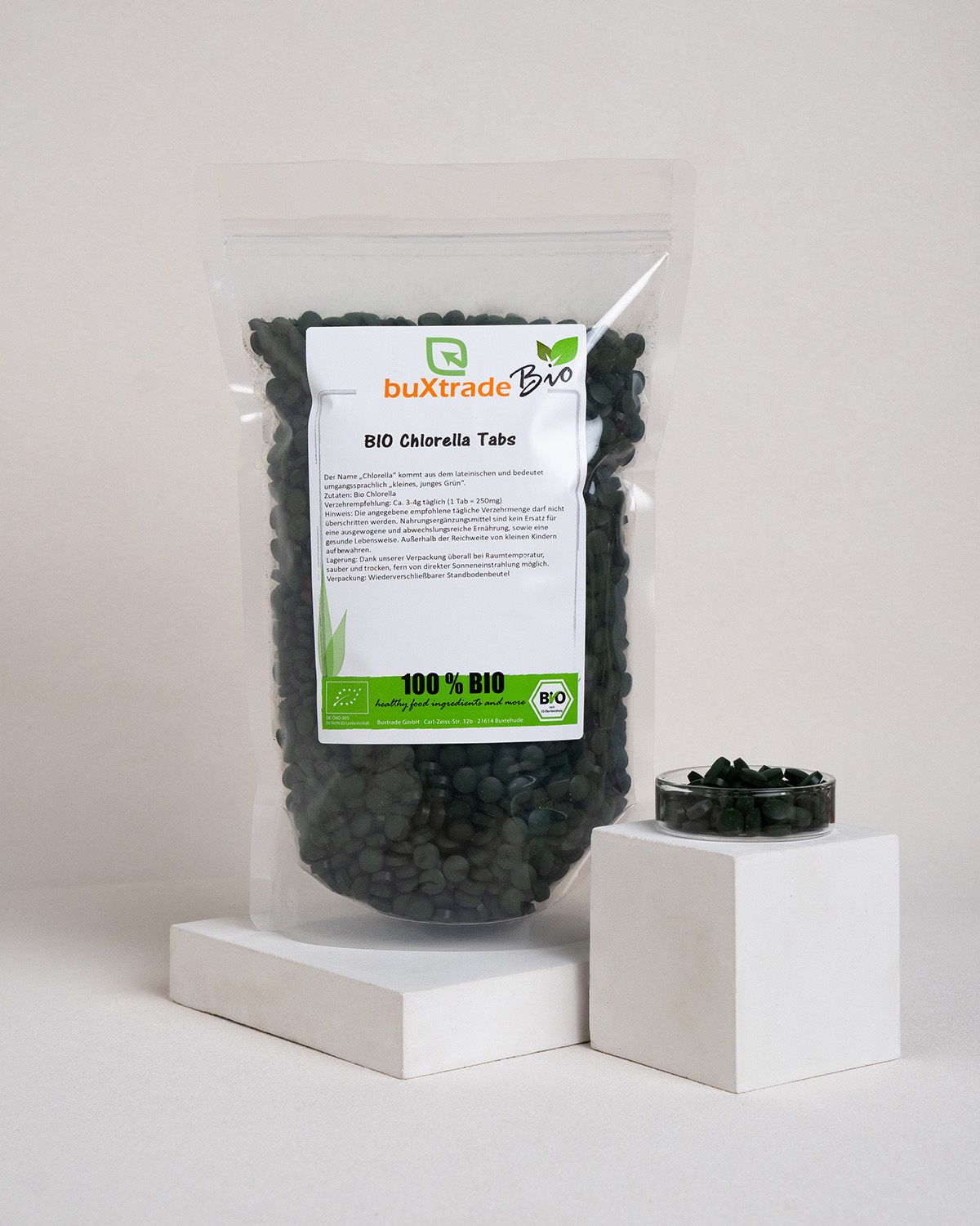 Chlorella bio en comprimés