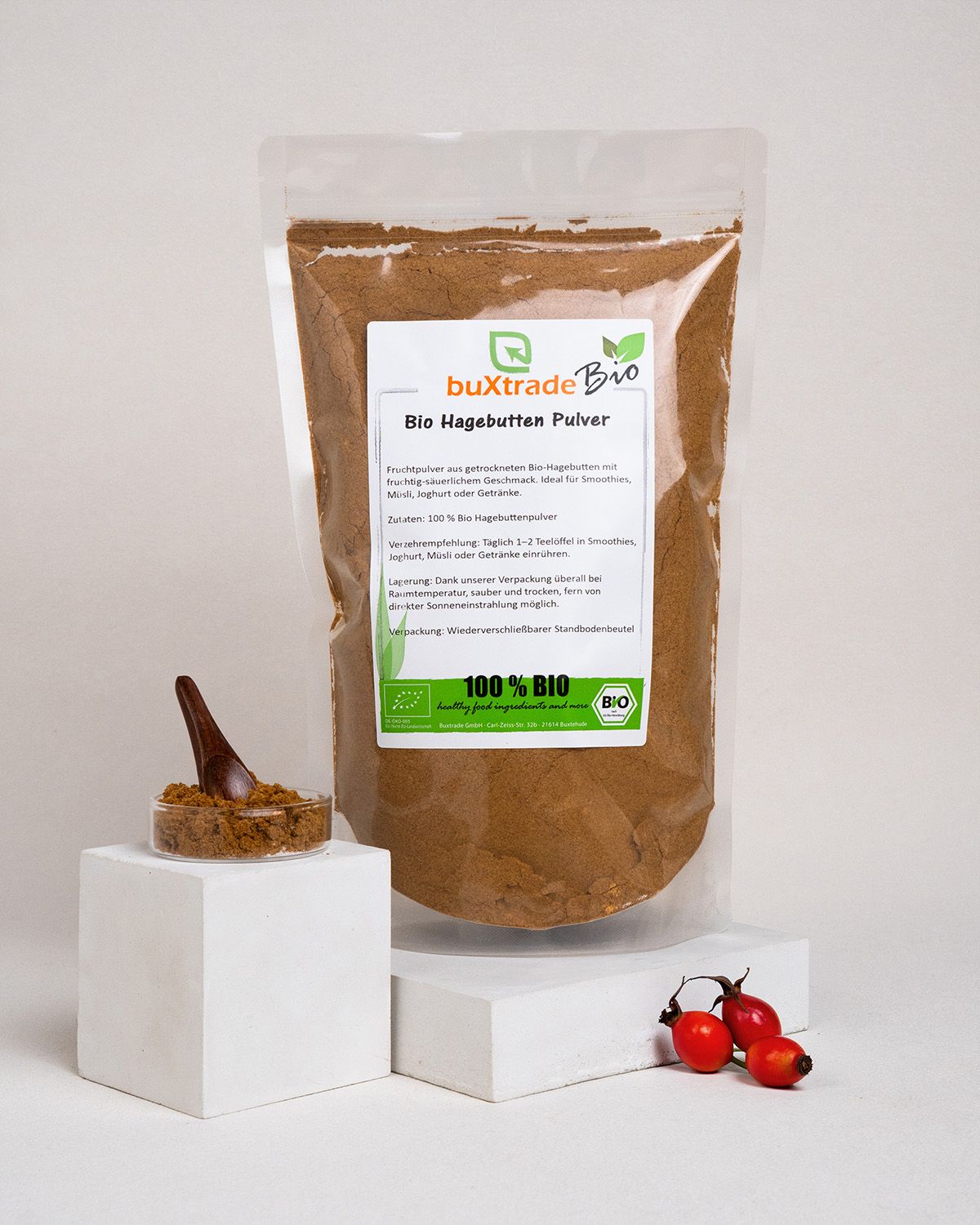 Poudre de cynorrhodon bio