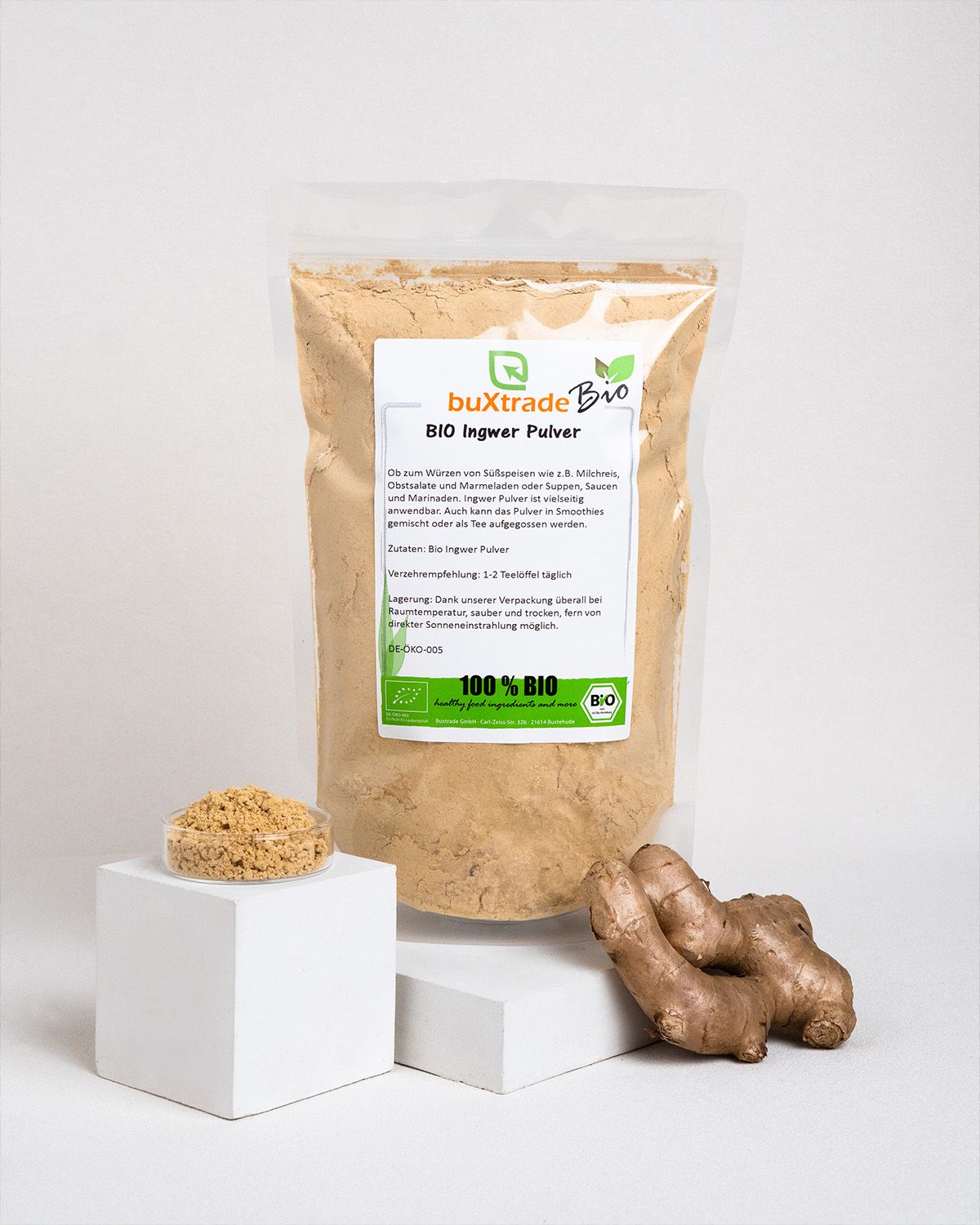 Poudre de gingembre bio