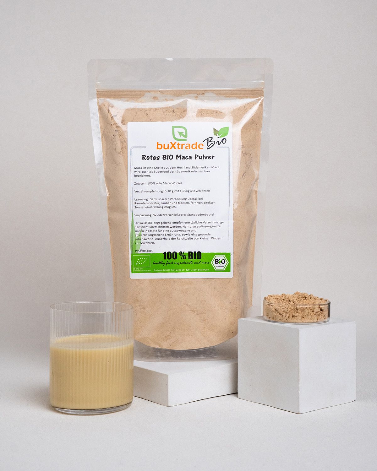 Maca rouge bio