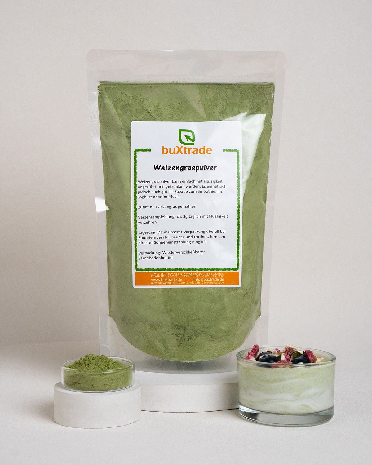 Wheatgrass powder