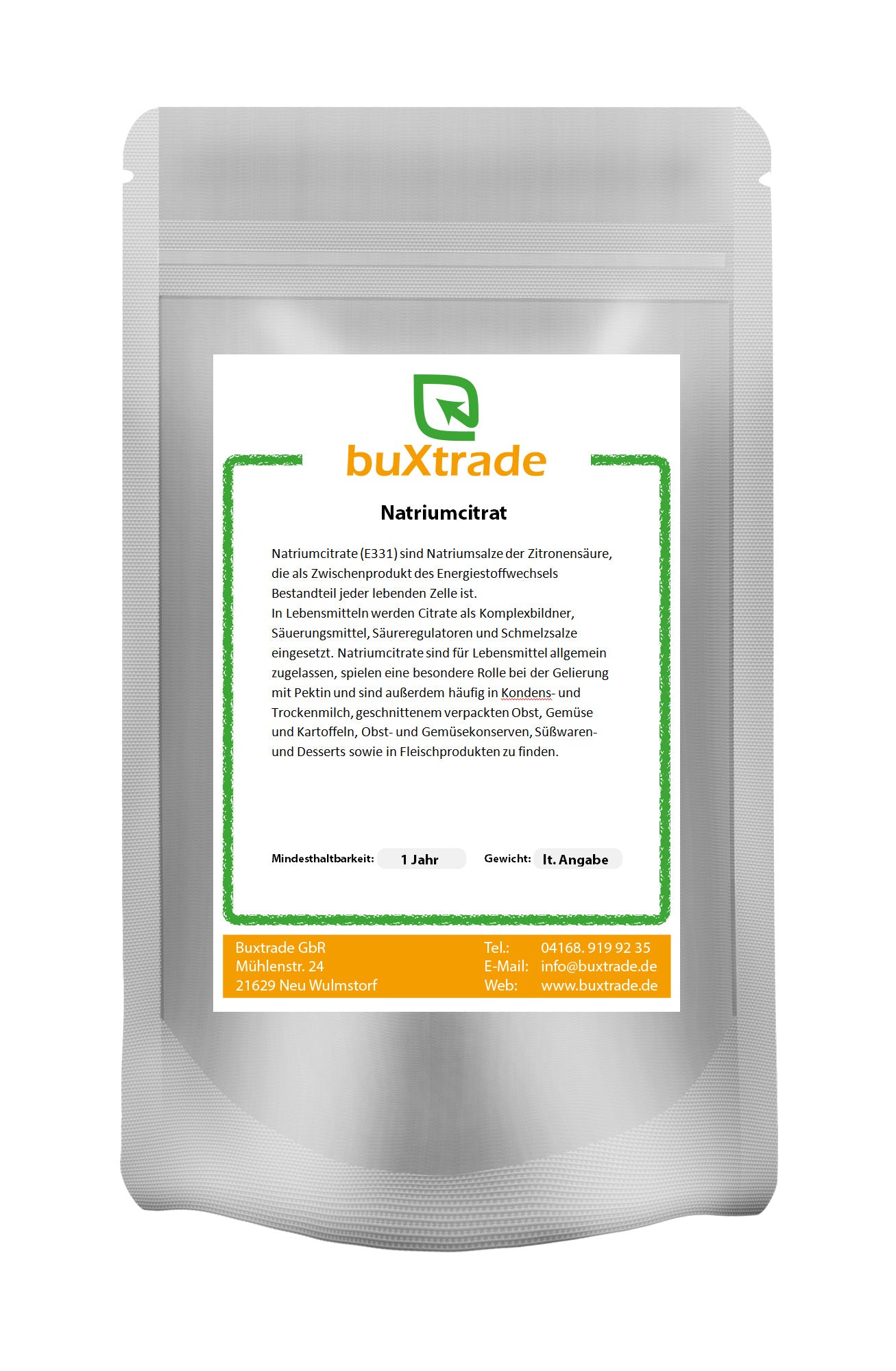 Citrate de sodium