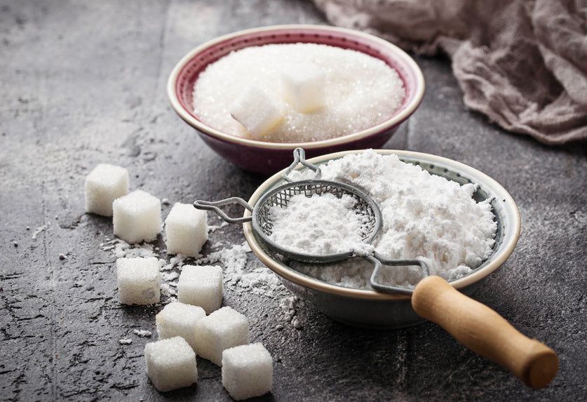 Zucchero a velo allo xilitolo