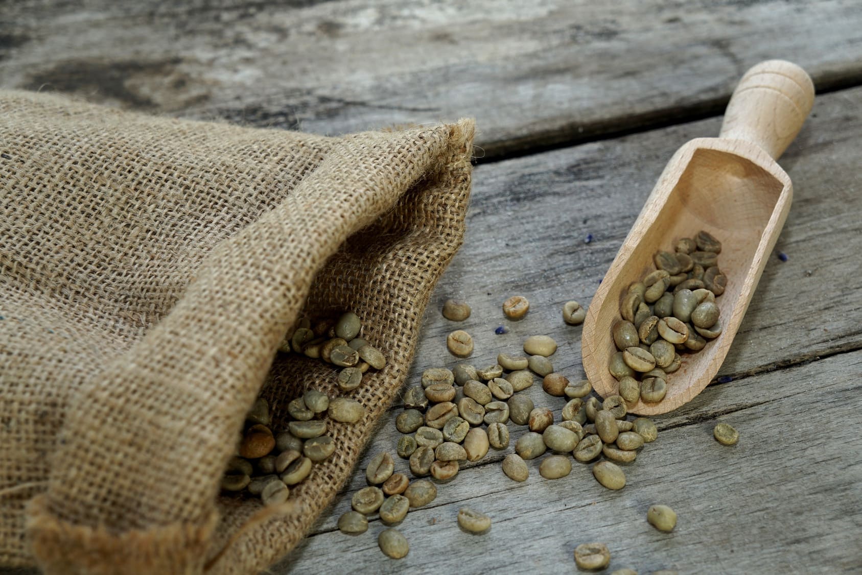 Arabica green coffee