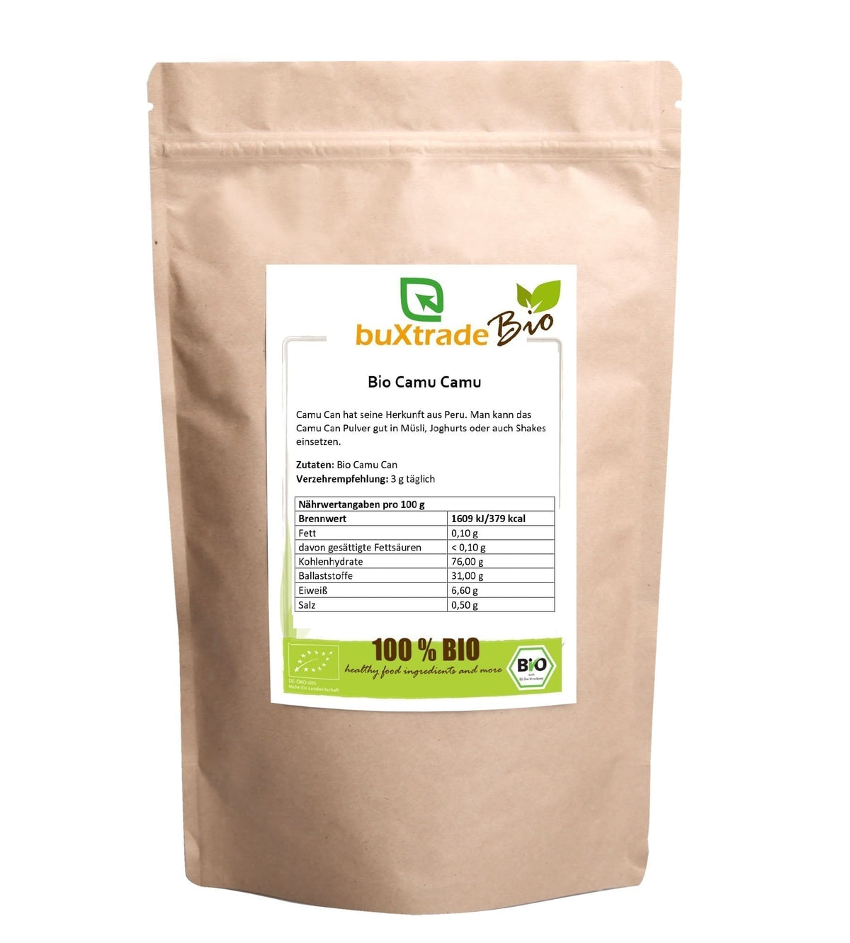 Bio Camu Camu Tüte