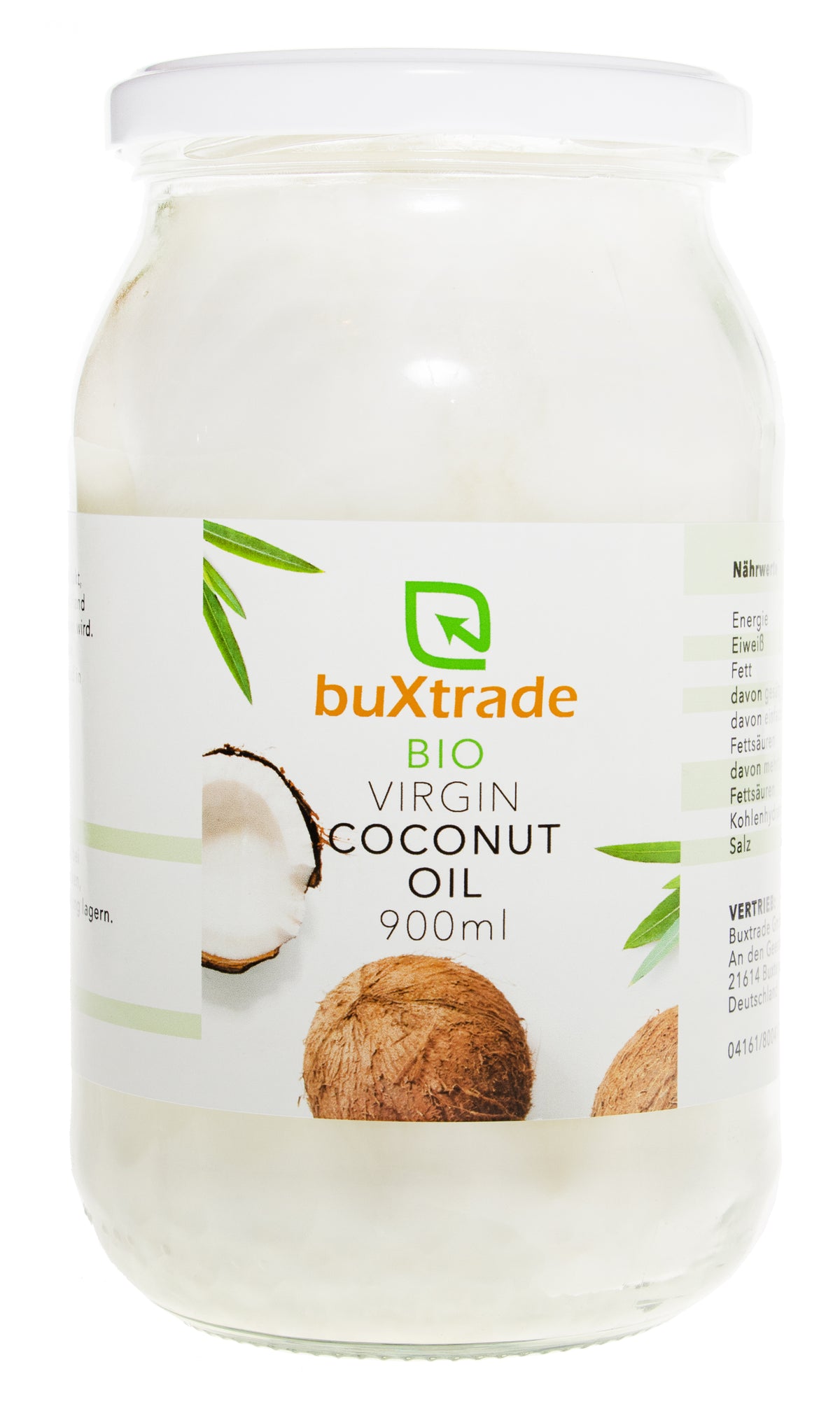 Huile de noix de coco vierge bio 900ml