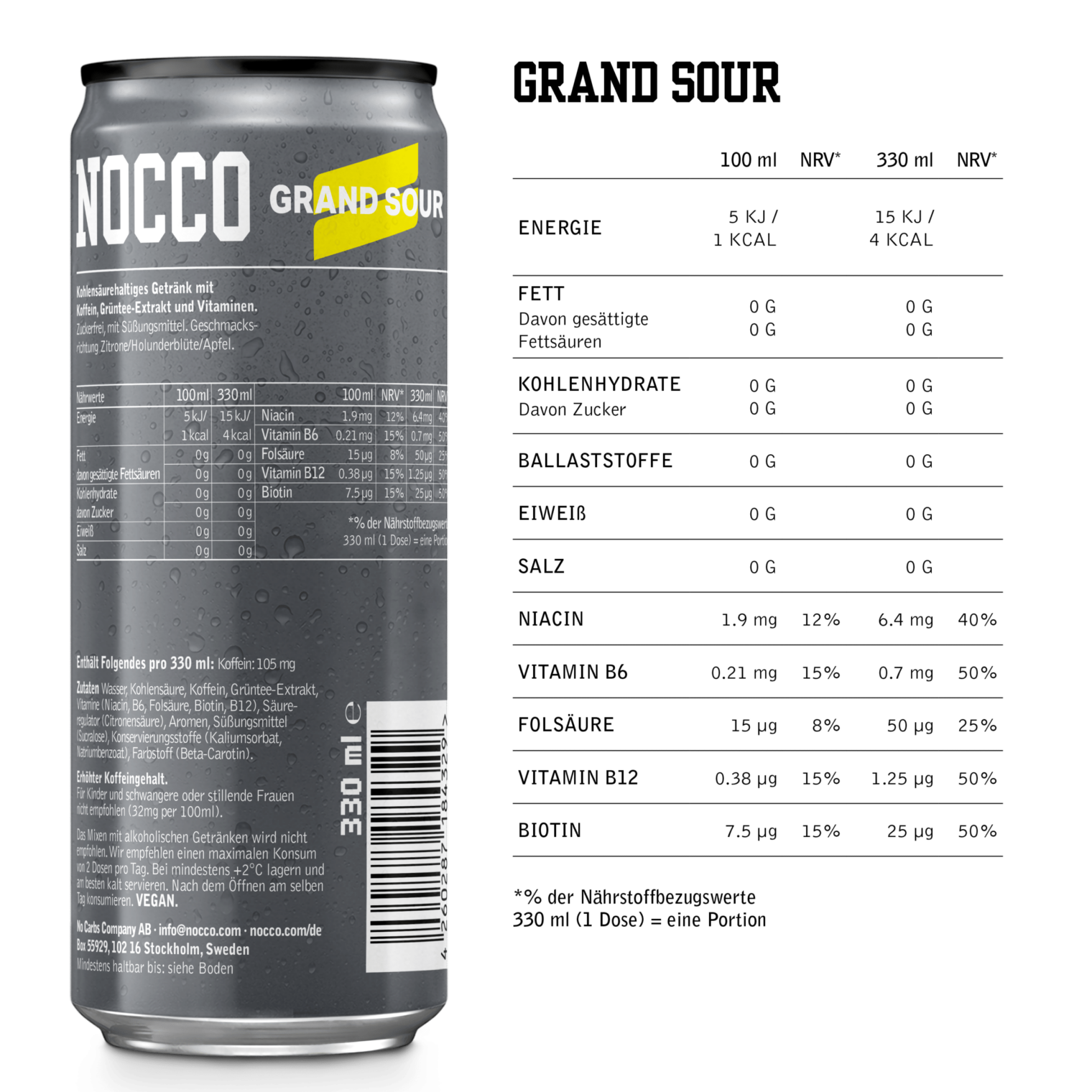 NOCCO BCAA DRINK - Ramonade