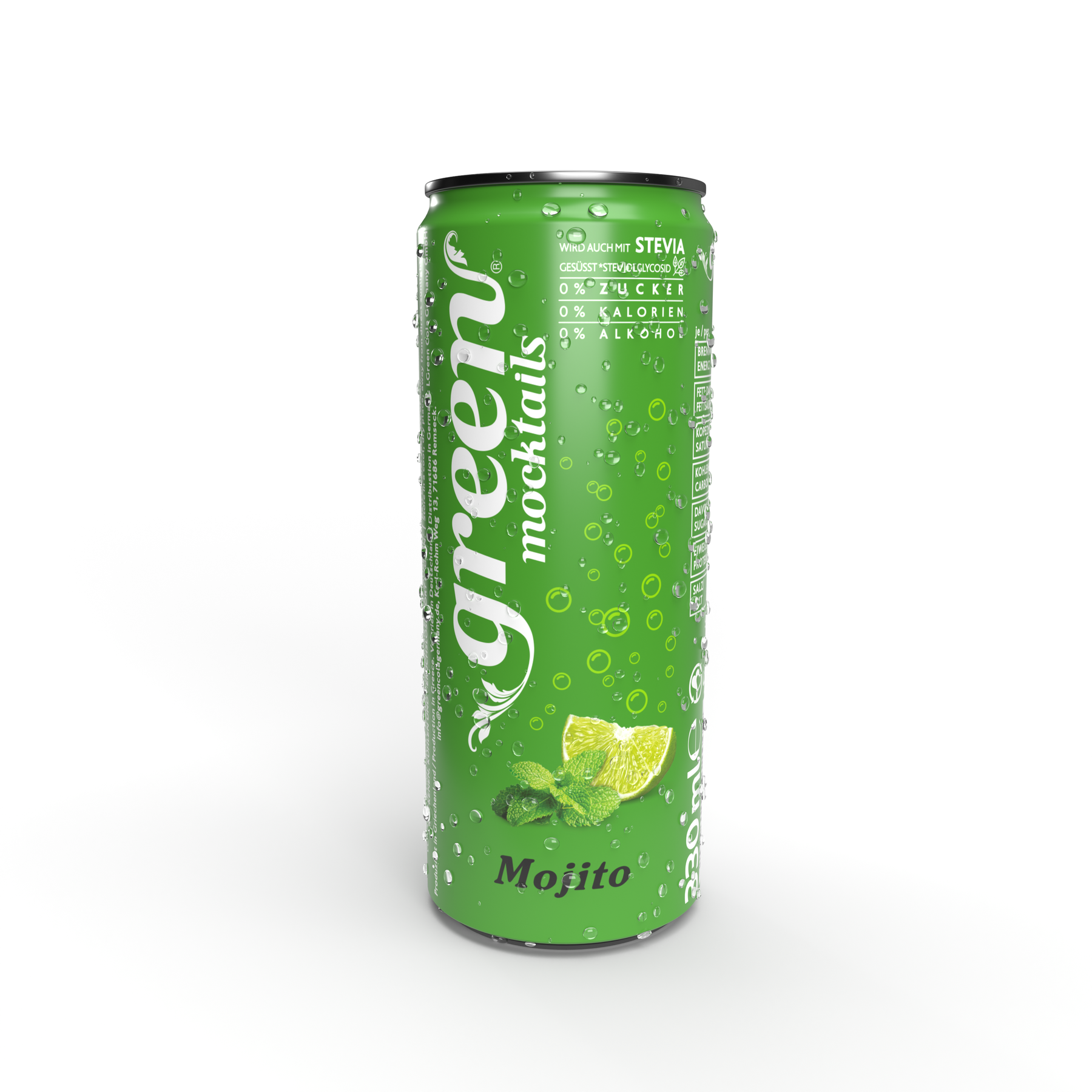 Green Cola Mocktails - without alcohol