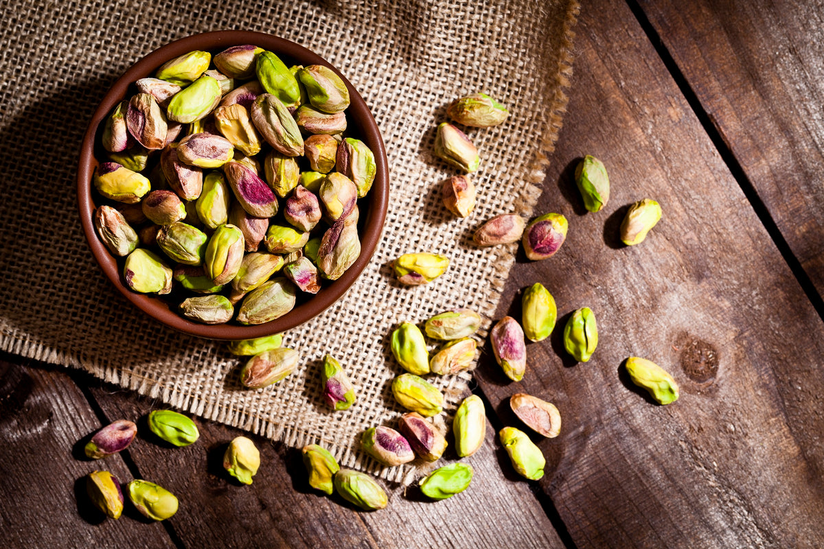 Pistachio kernels natural without shell