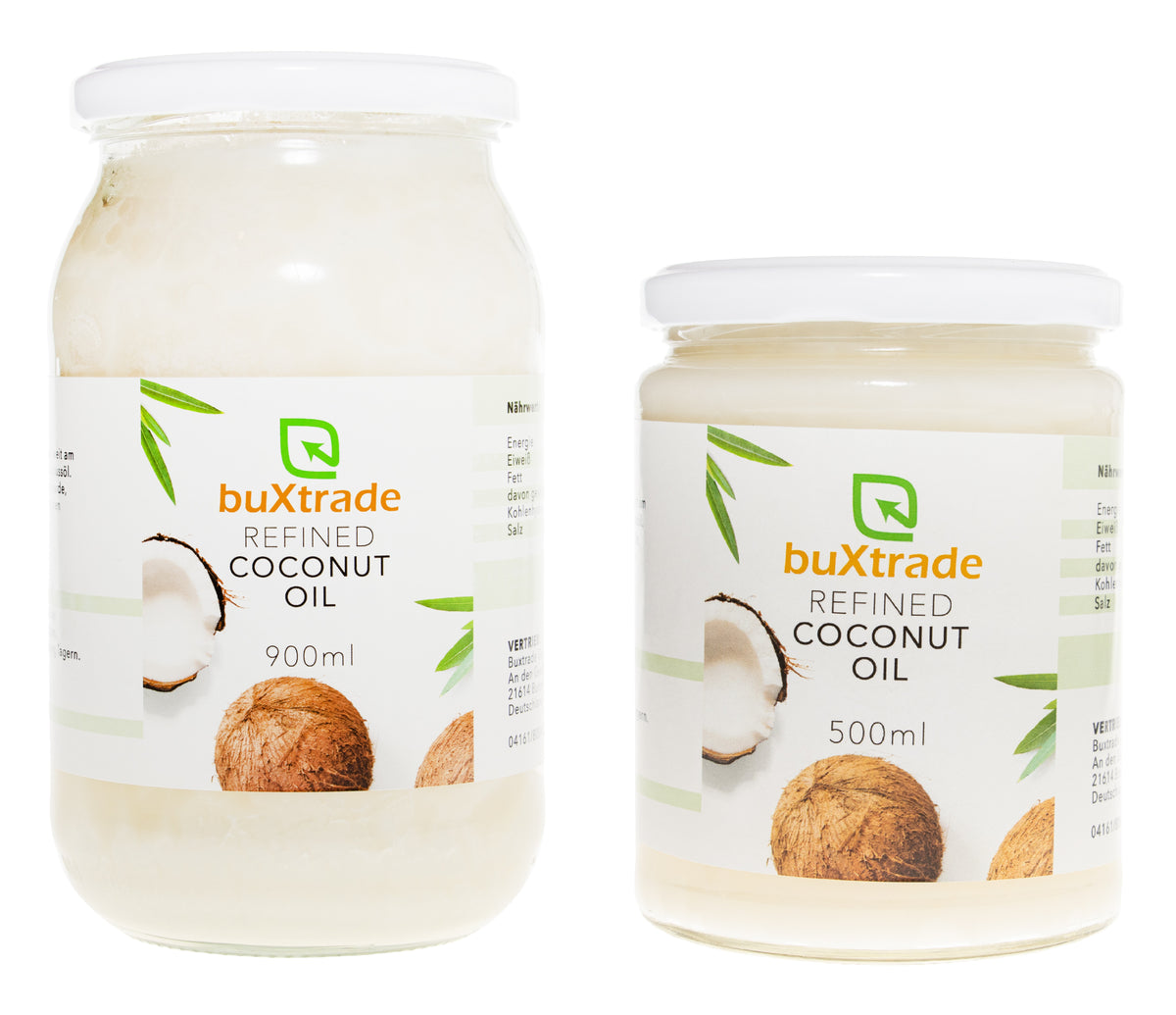 Huile de noix de coco raffinée