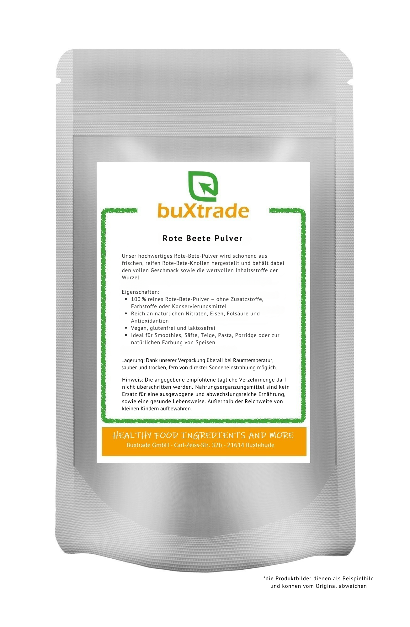 Poudre de betterave rouge