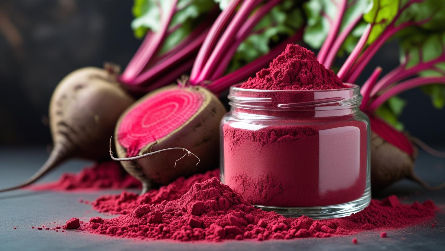 Poudre de betterave rouge