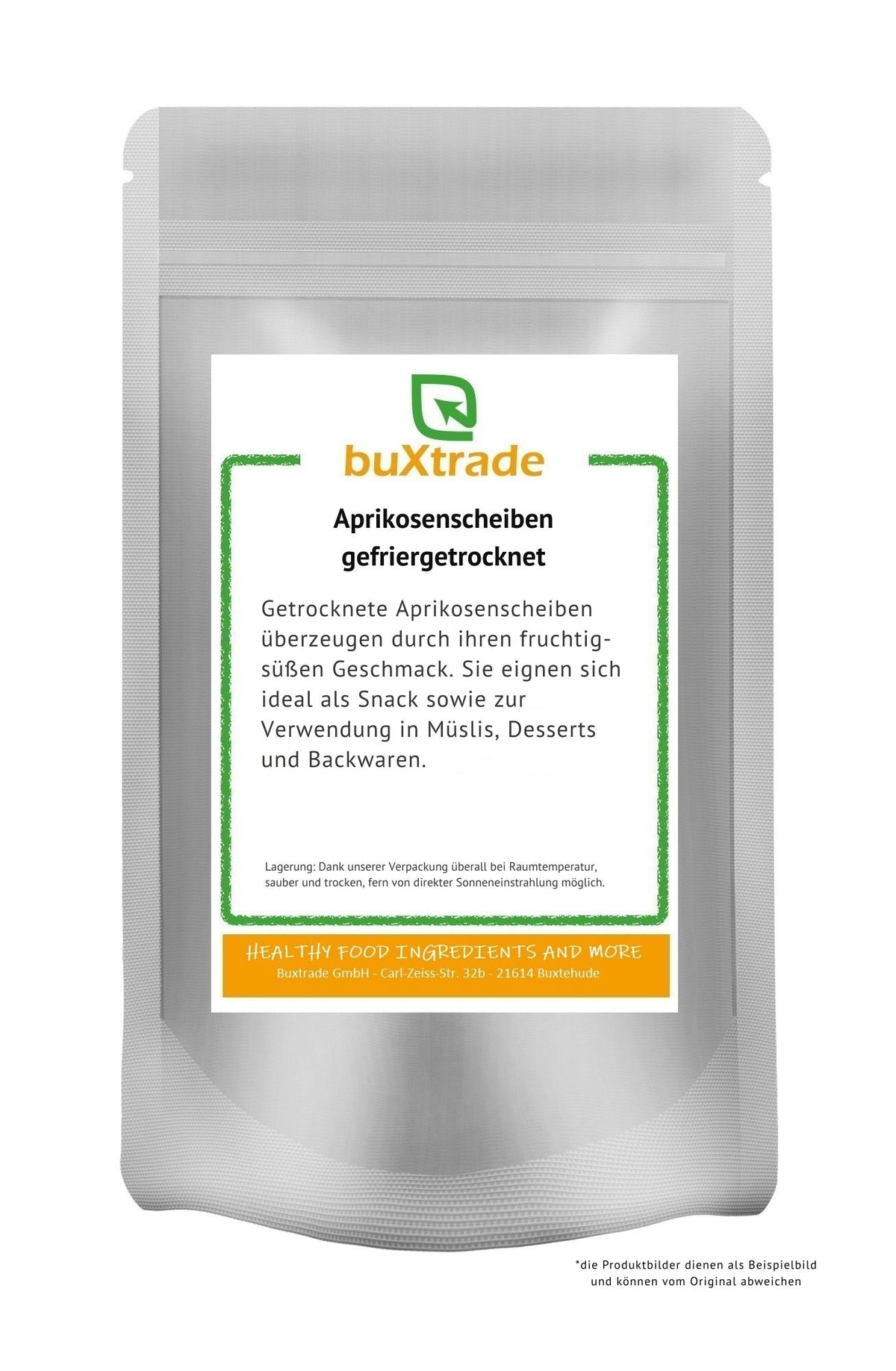 Gefriergetrocknete Aprikosenscheiben
