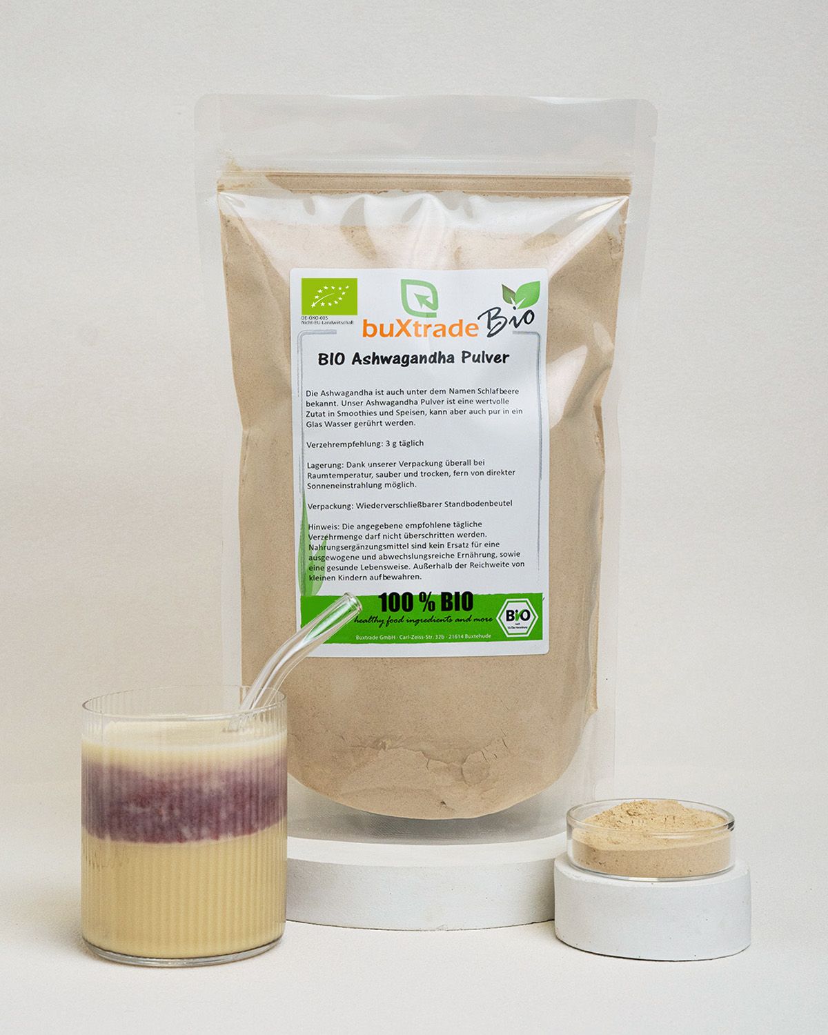 Organic ashwagandha powder