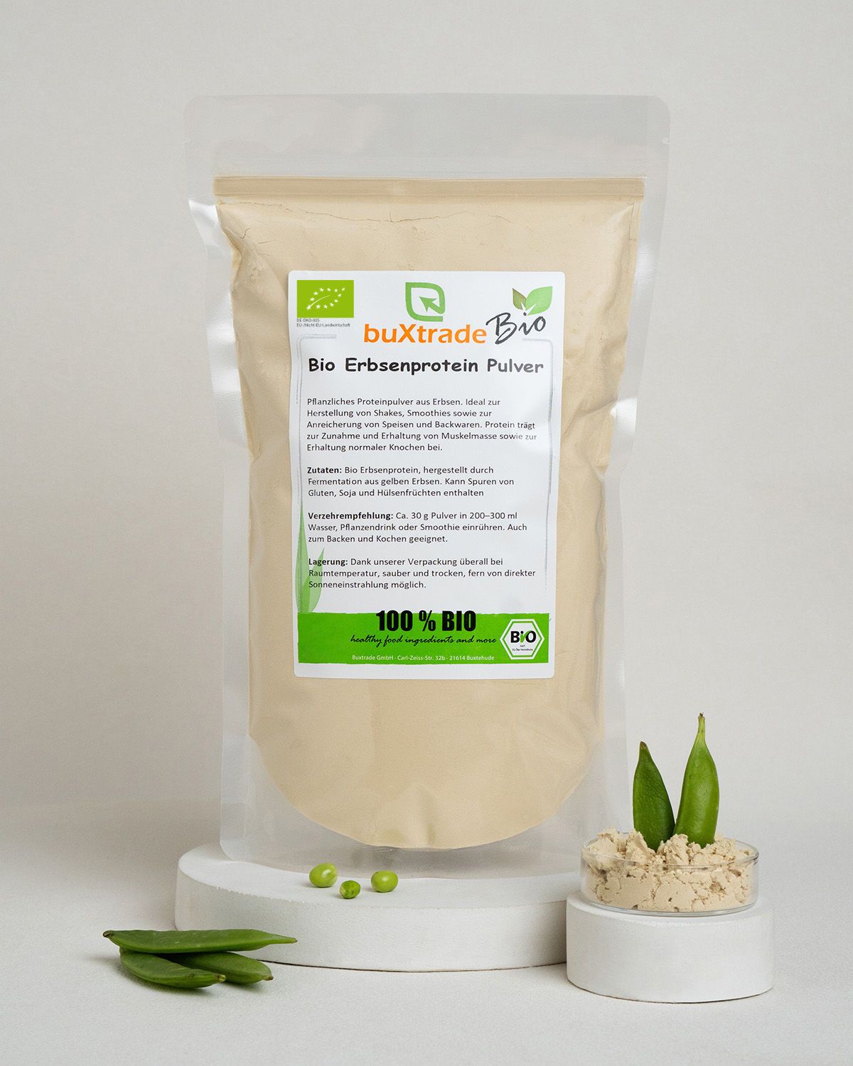 Protéine de pois bio