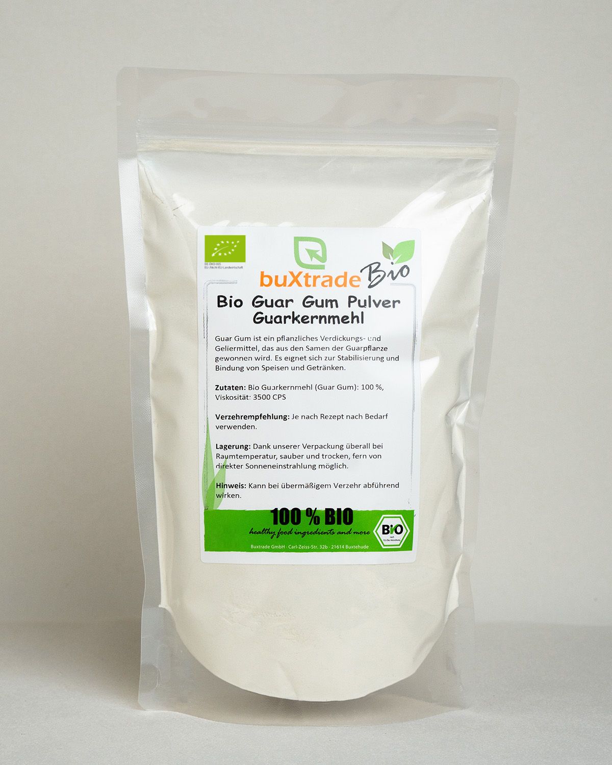 Gomme de guar bio