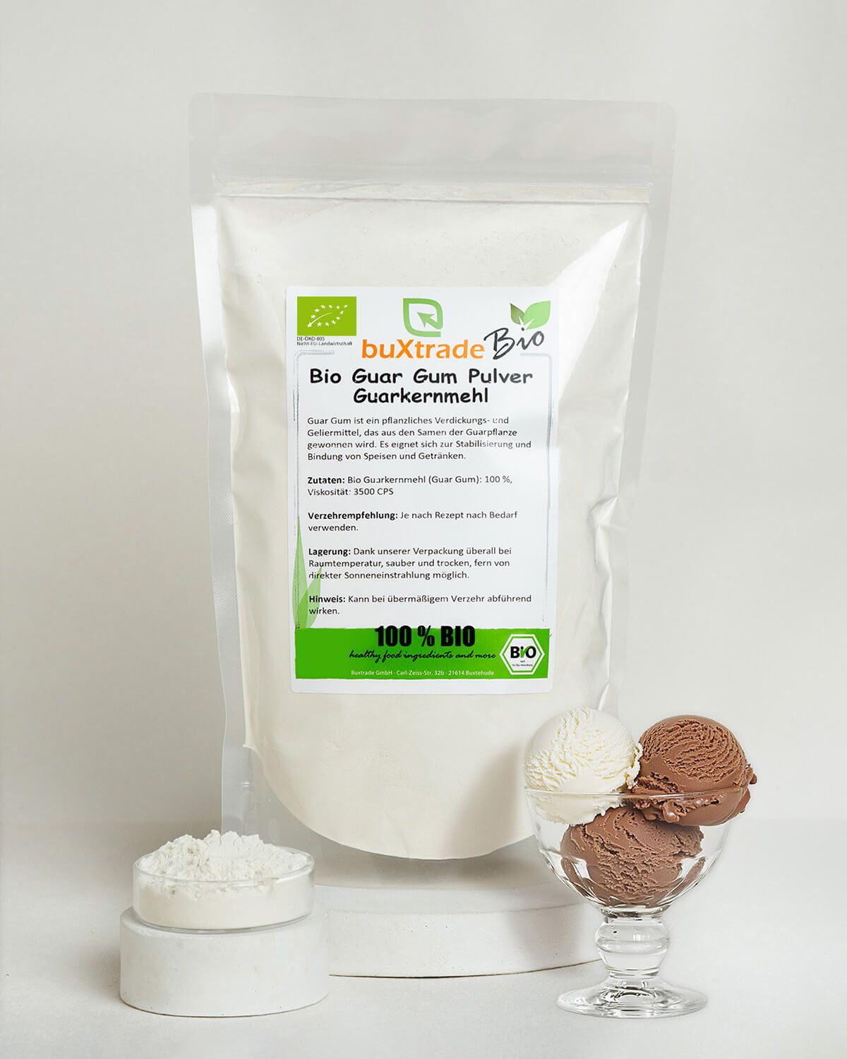 Gomme de guar bio