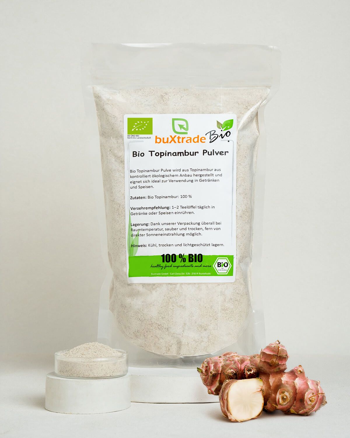 Polvere di topinambur biologica