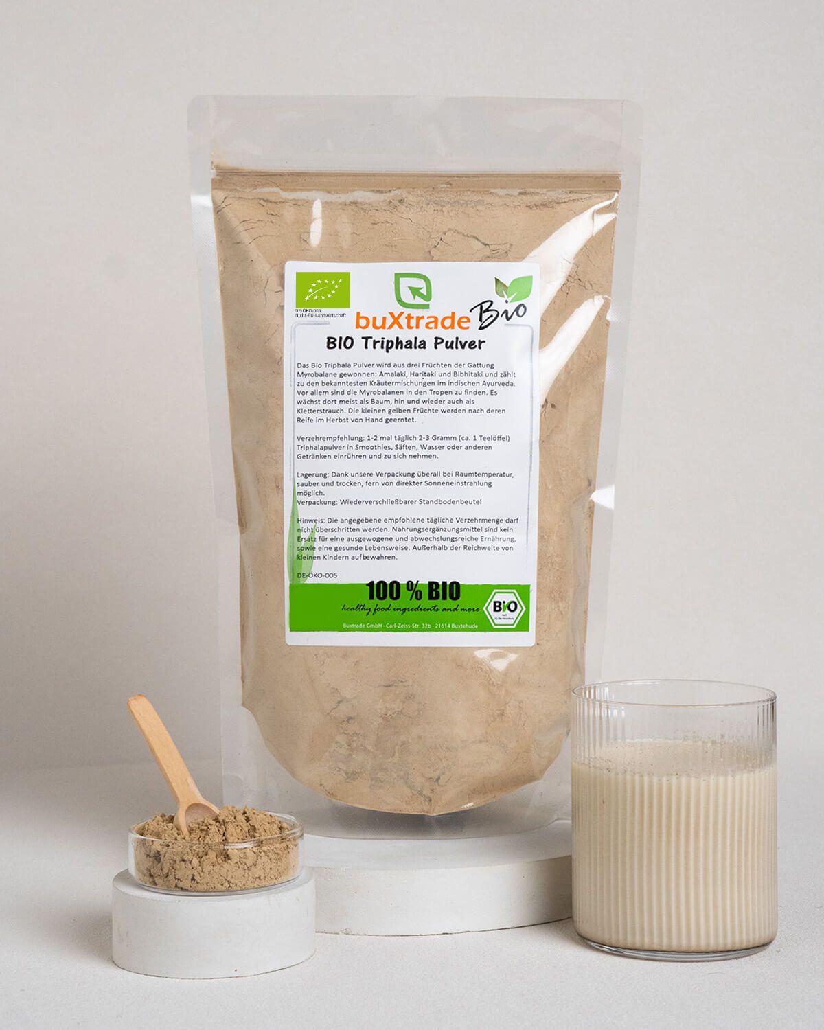 Triphala biologica in polvere