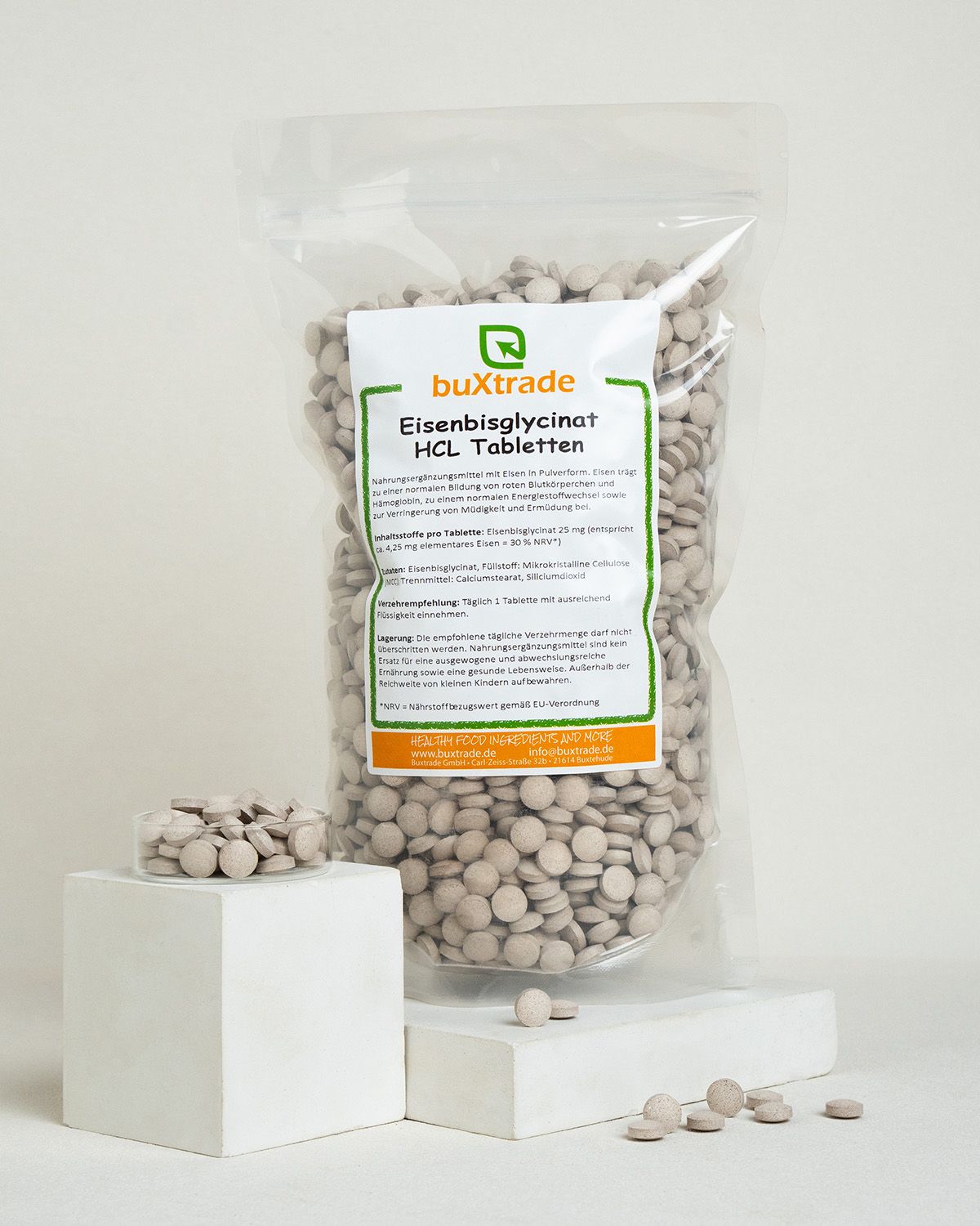 Iron bisglycinate tablets