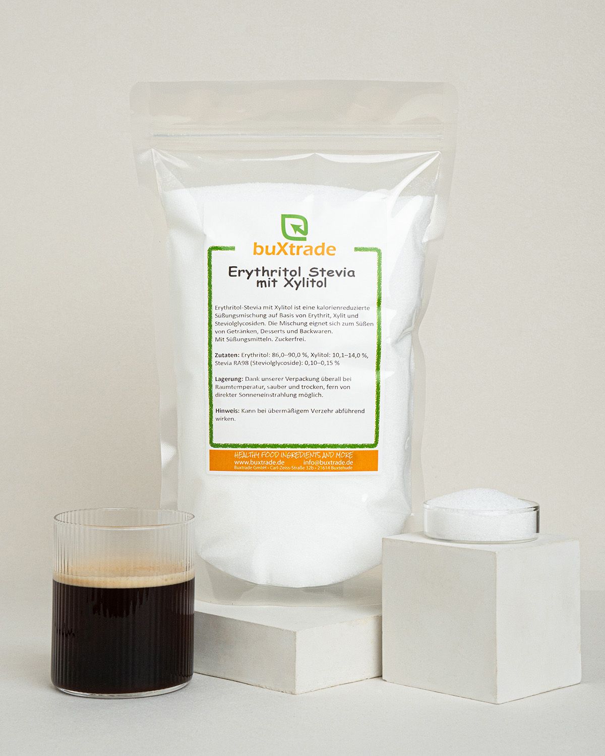 Erythritol Stévia avec xylitol