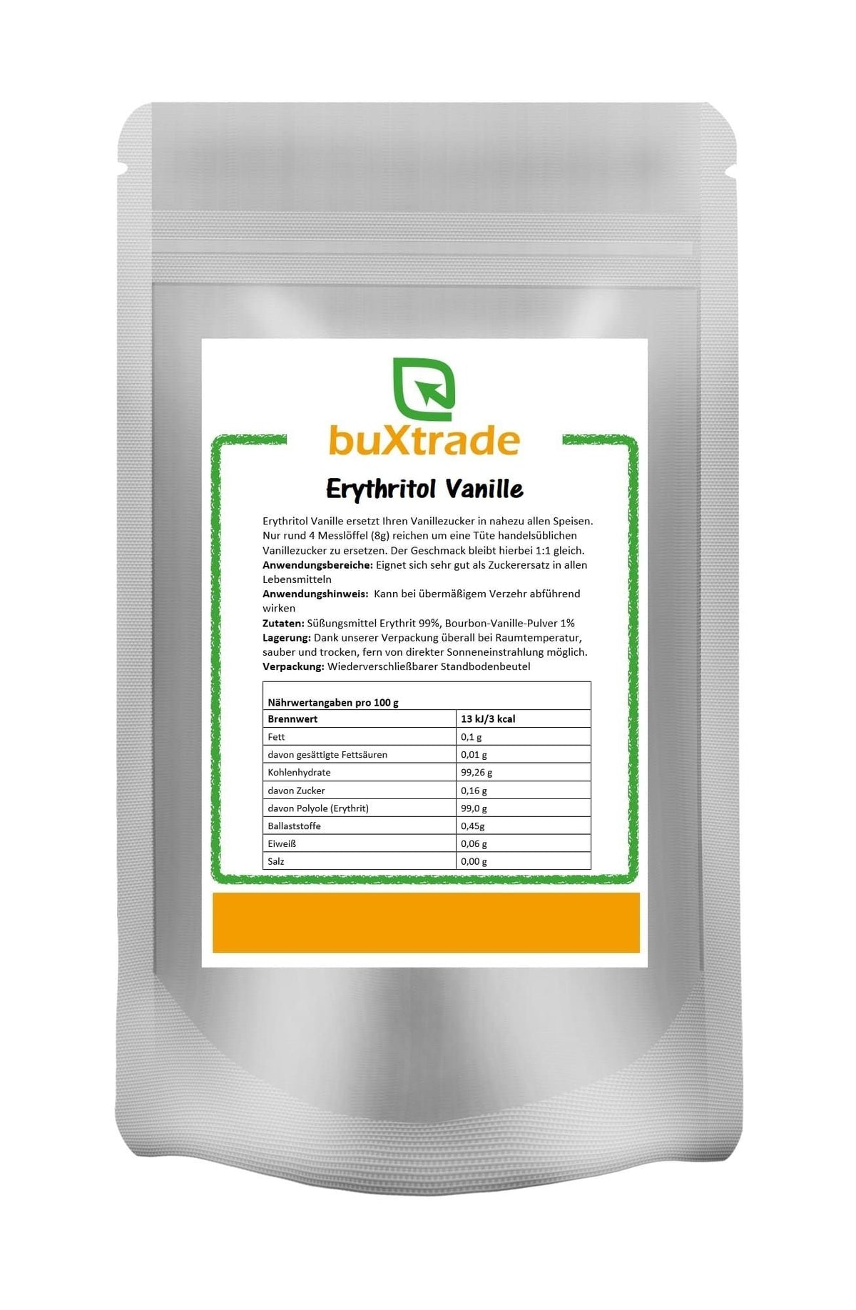 Eritritol vainilla