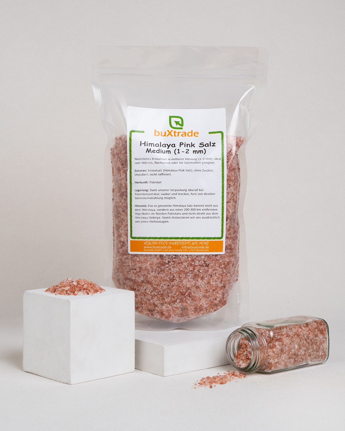 Himalaya Pink Salt Moyen (1,0-2,0mm)