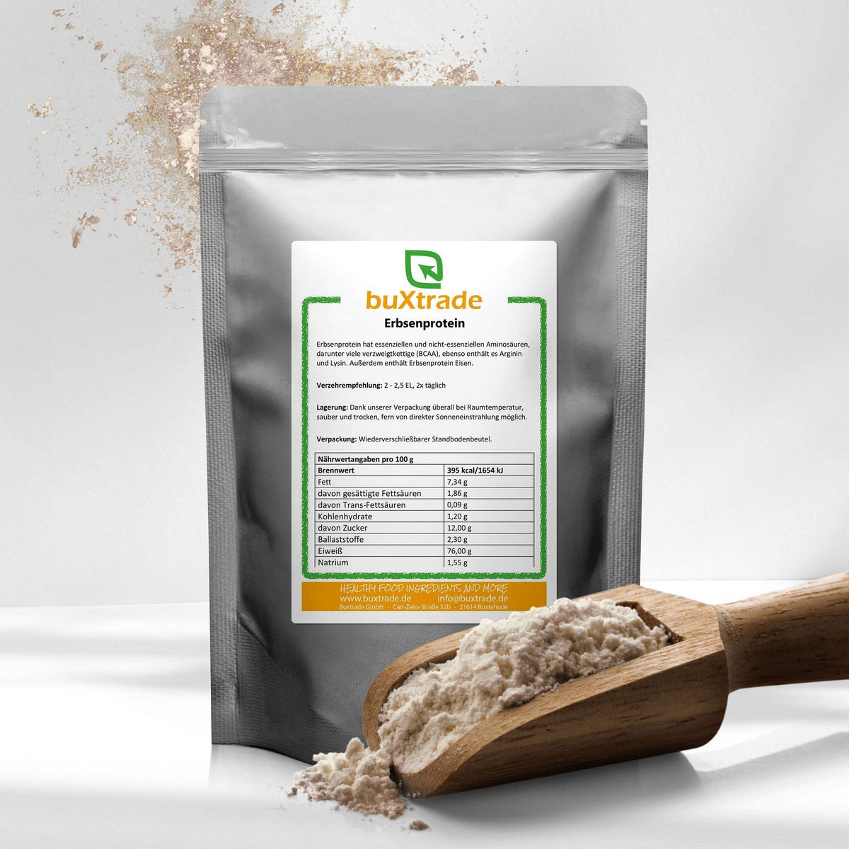 Proteína de guisante en polvo