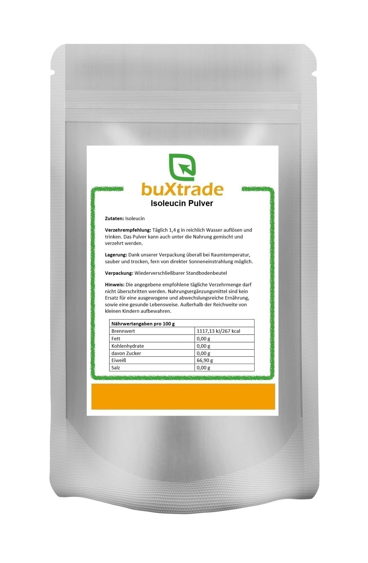 Isoleucina in polvere