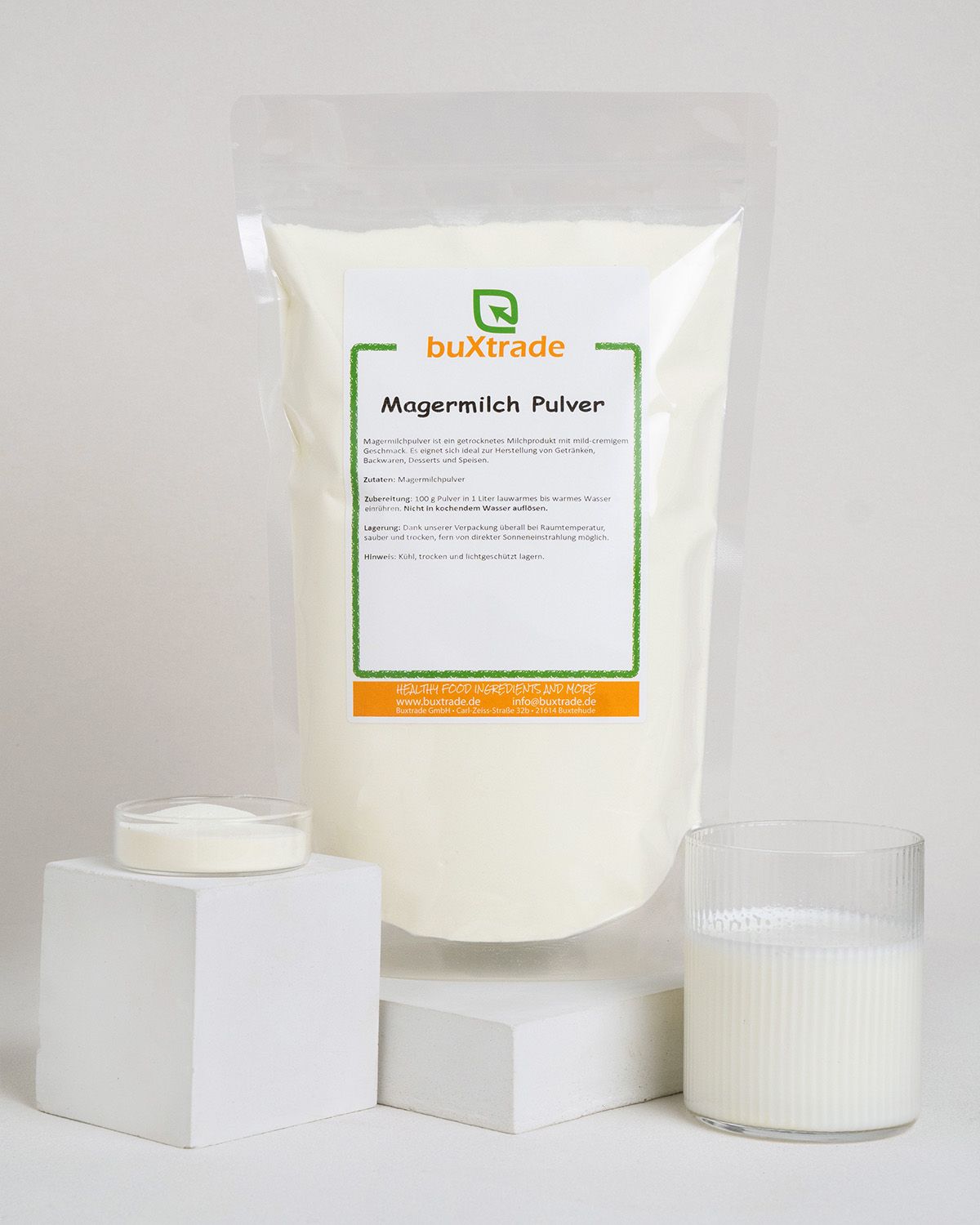 Leche desnatada en polvo