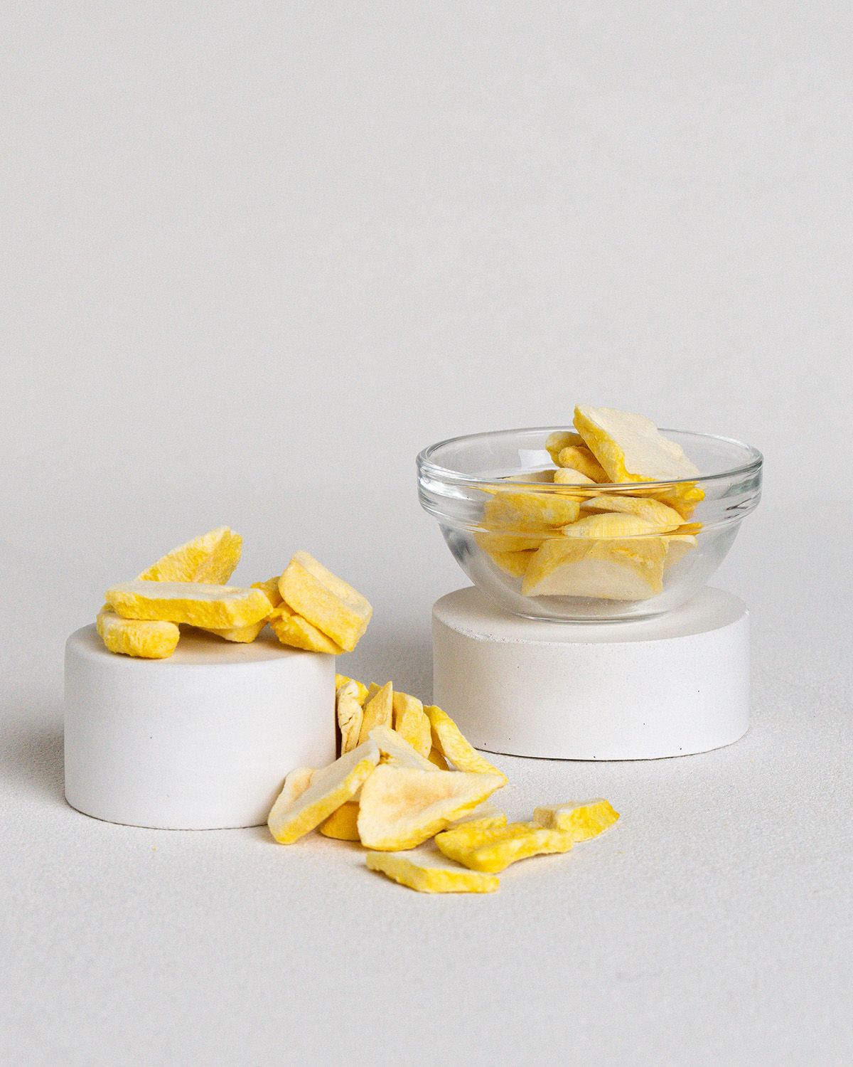 Tranches de mangue lyophilisées