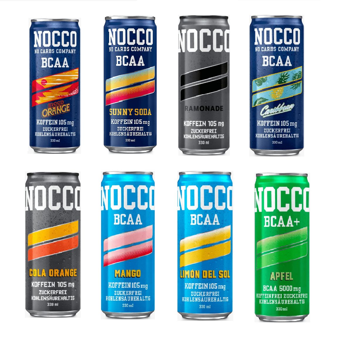 NOCCO BCAA Drink - Variety Pack 8er