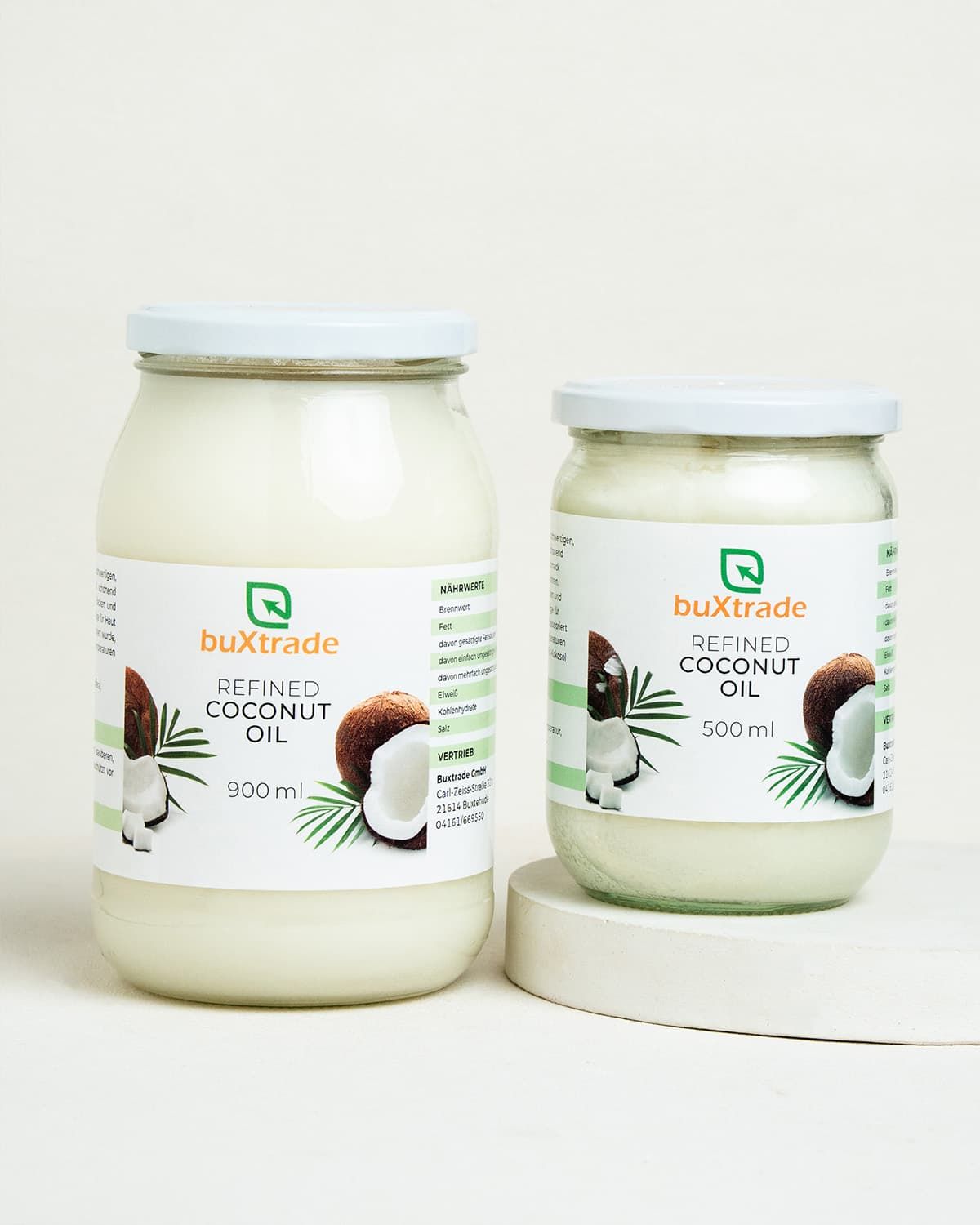 Aceite de coco refinado