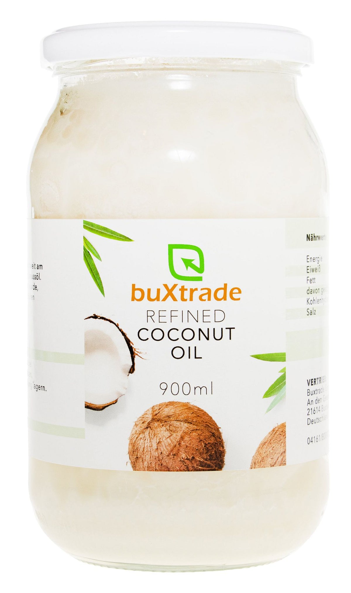 Huile de noix de coco raffinée