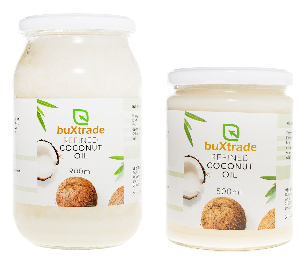 Huile de noix de coco raffinée