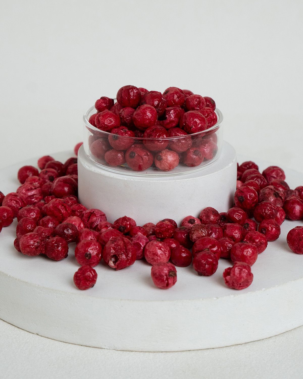 Gefriergetrocknete rote Johannisbeeren