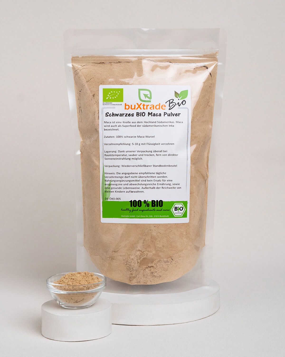 Organic black maca