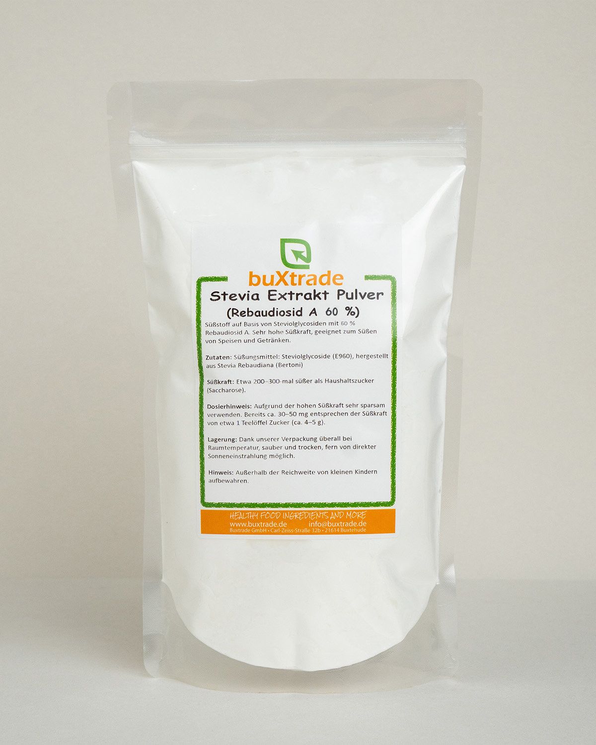 Stevia Extrakt Pulver