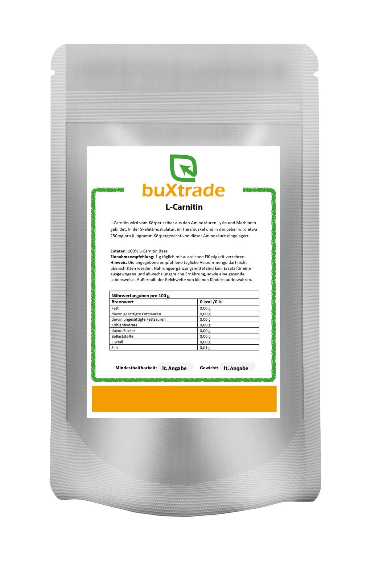 Poudre de L-carnitine base