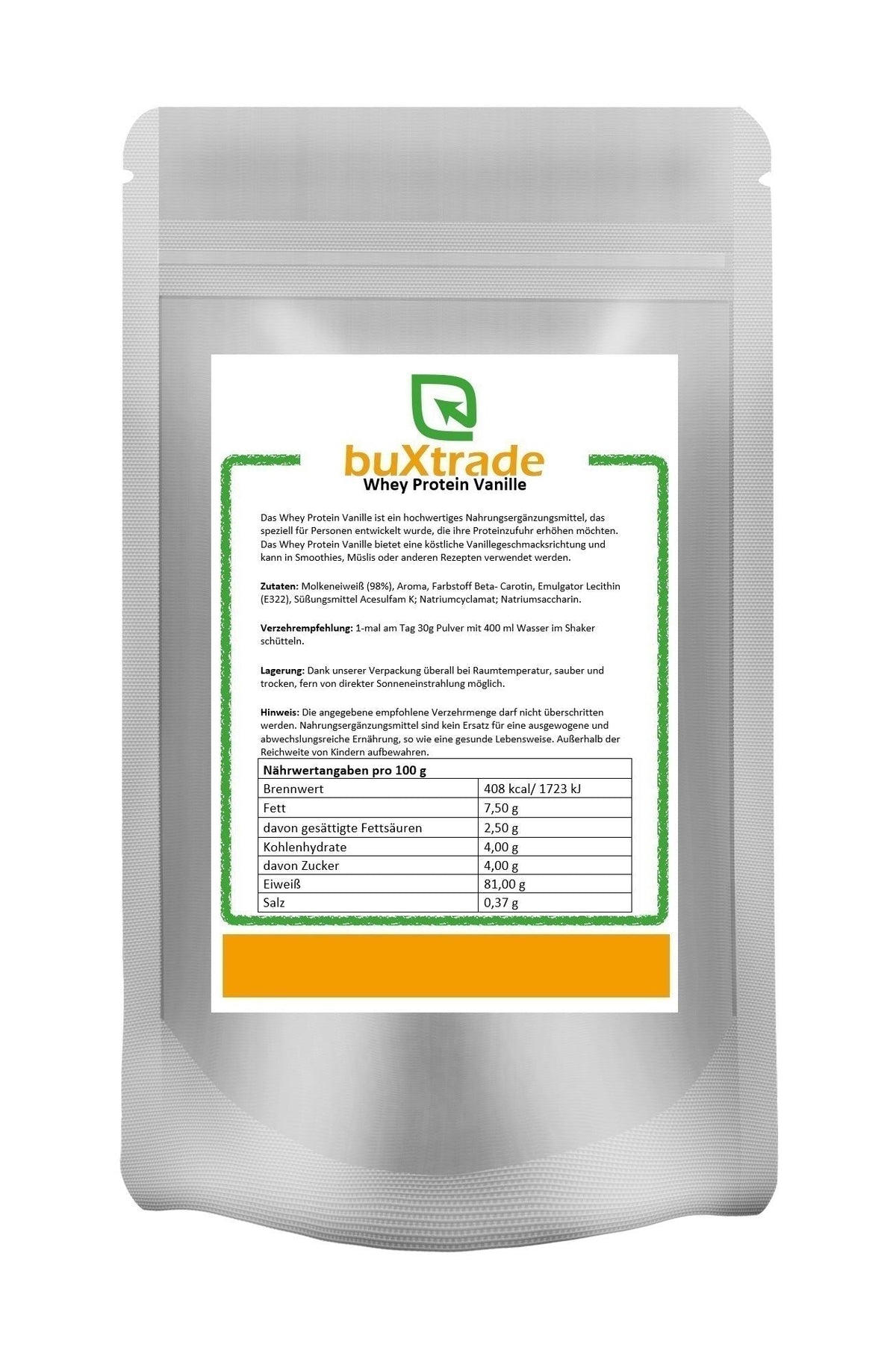 Proteine del siero di latte alla vaniglia