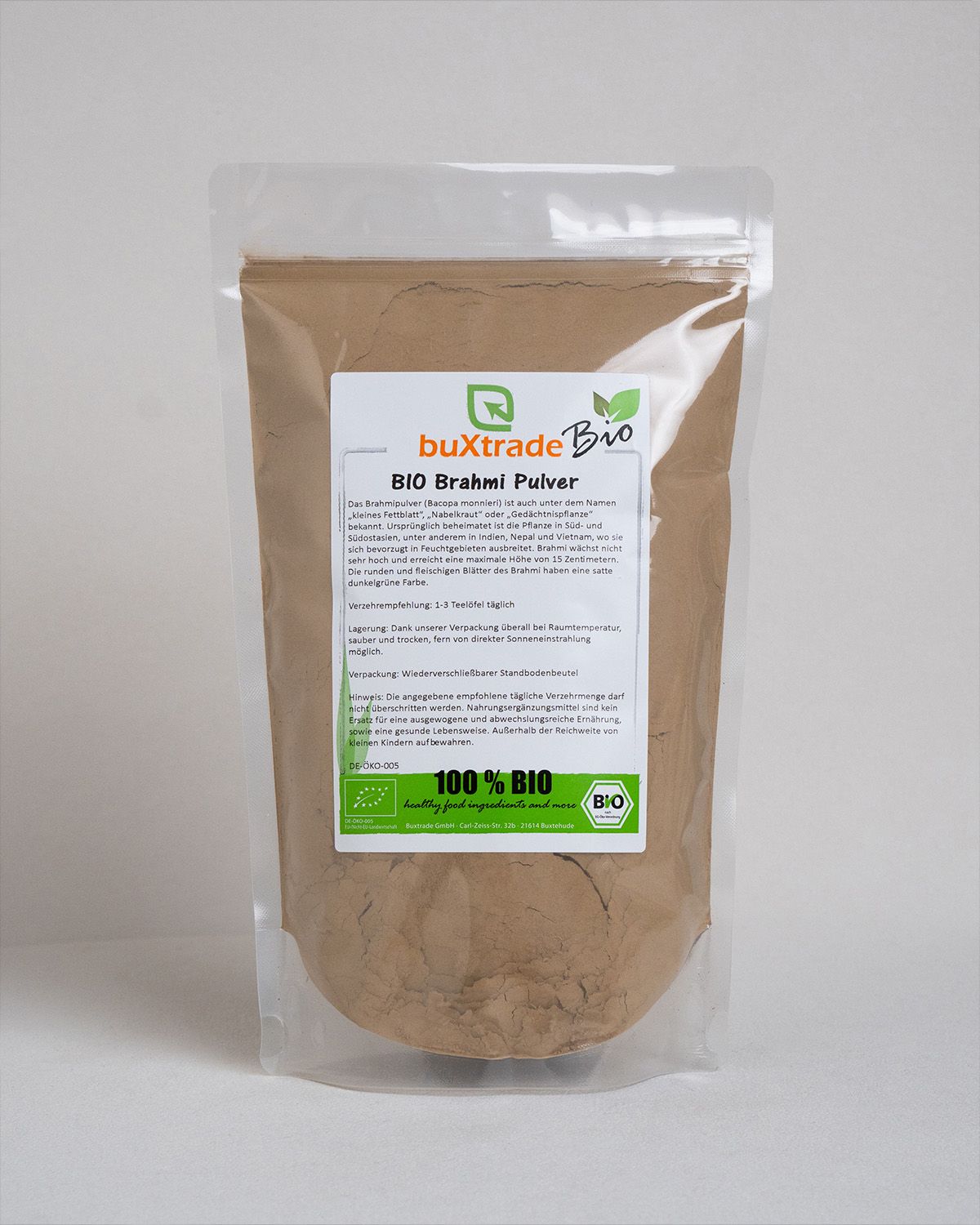 Polvo de Brahmi ecológico