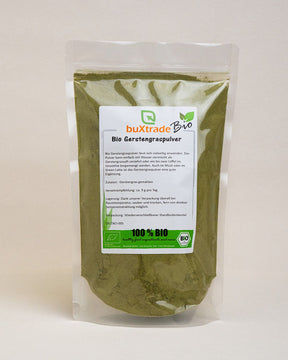 Organic barley grass powder