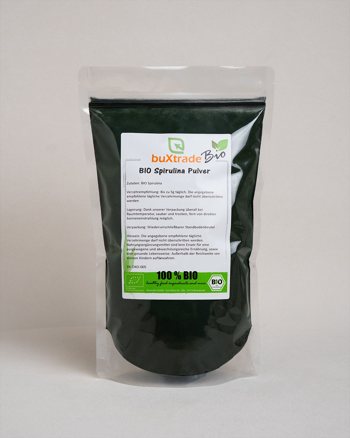 Espirulina ecológica en polvo