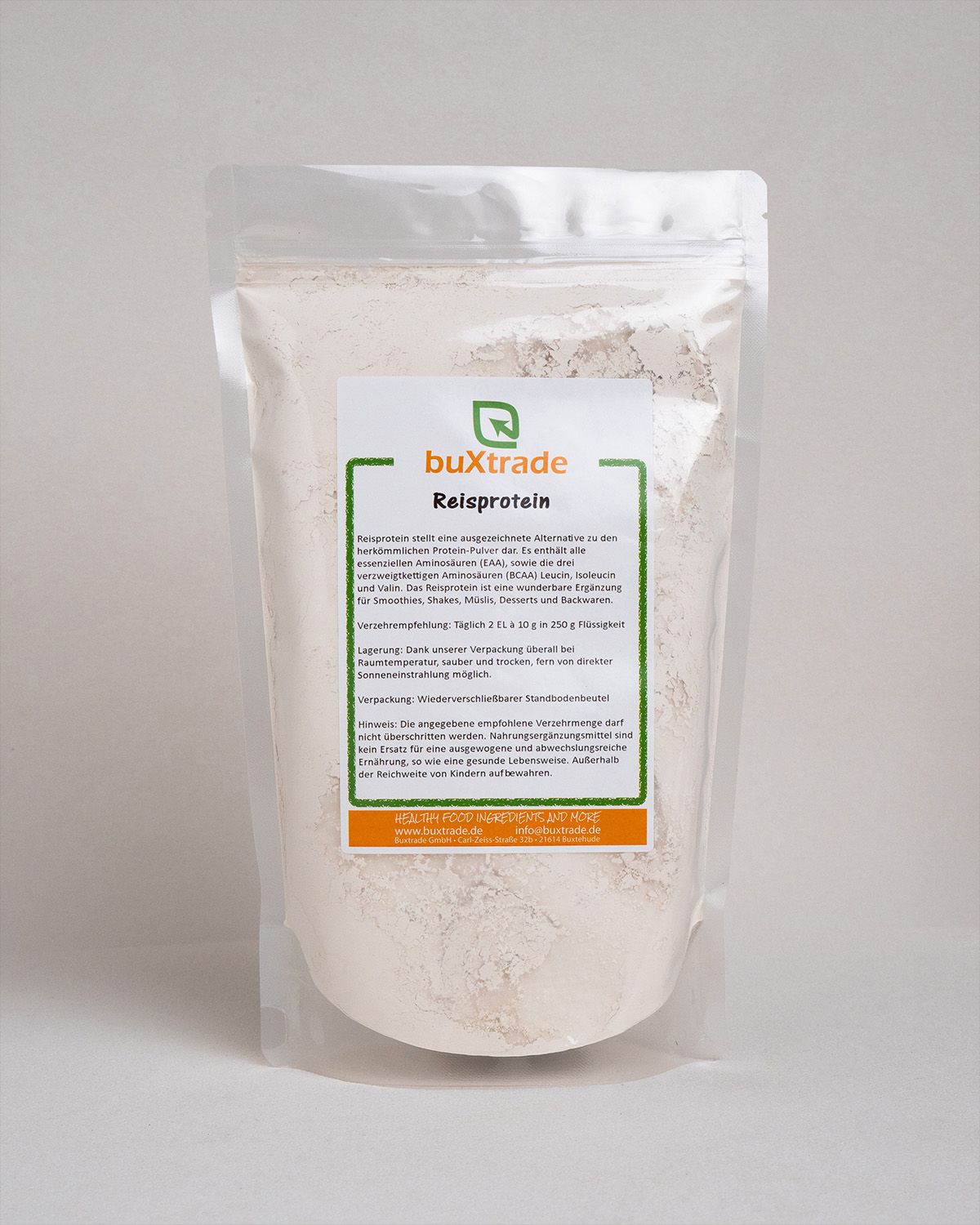 Proteína de arroz en polvo