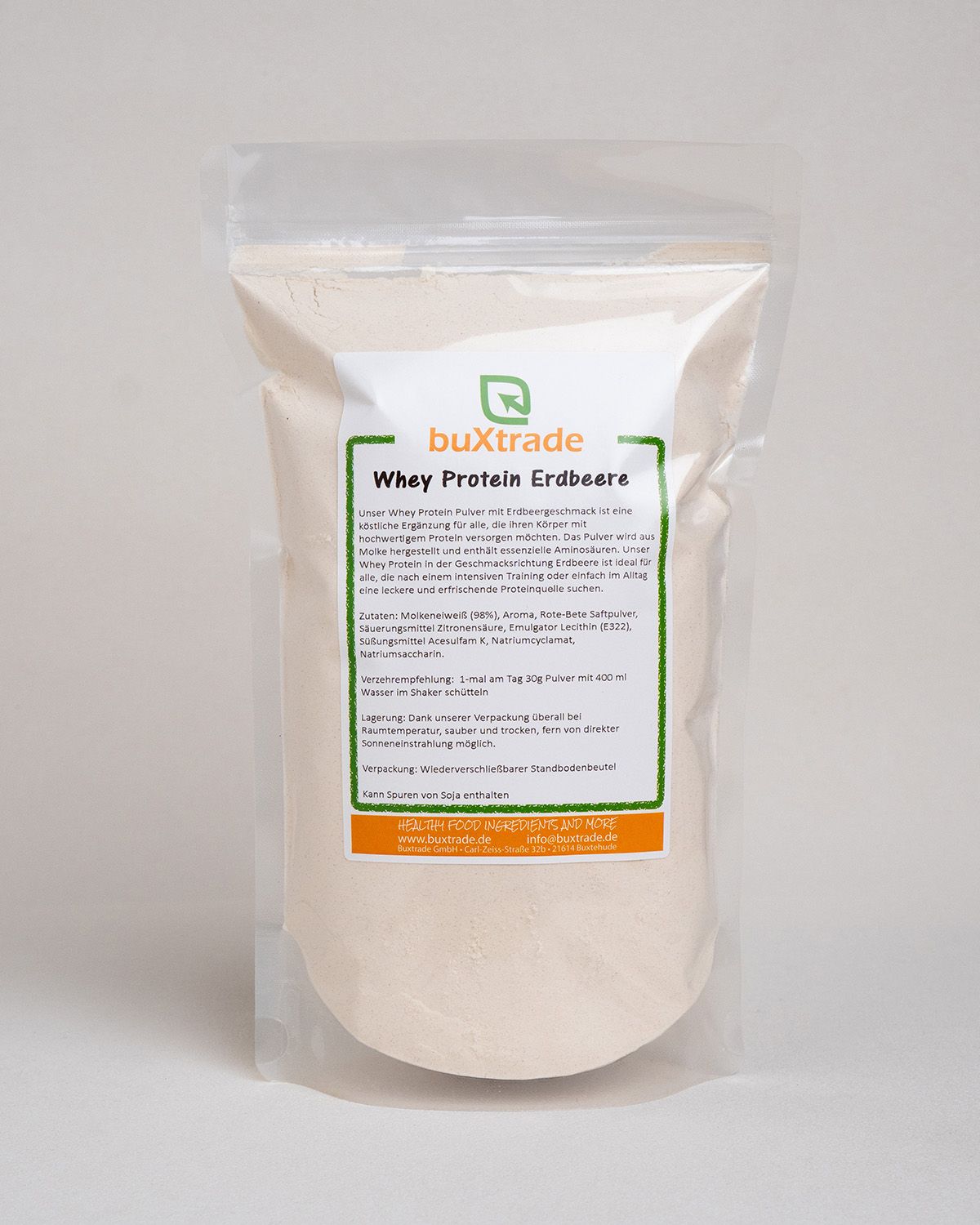 Proteína de suero de leche Fresa