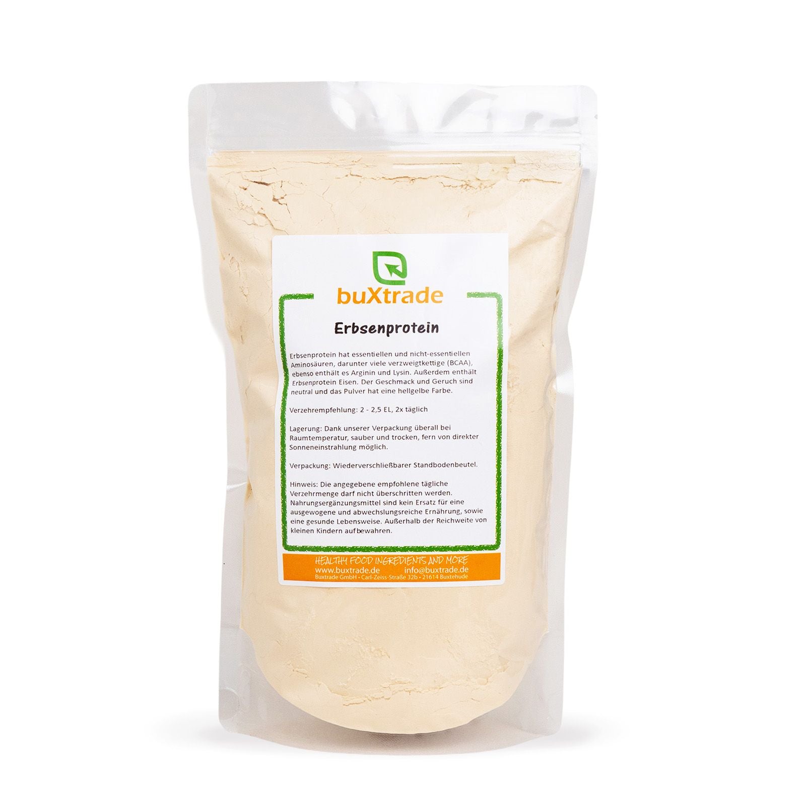 Proteína de guisante en polvo