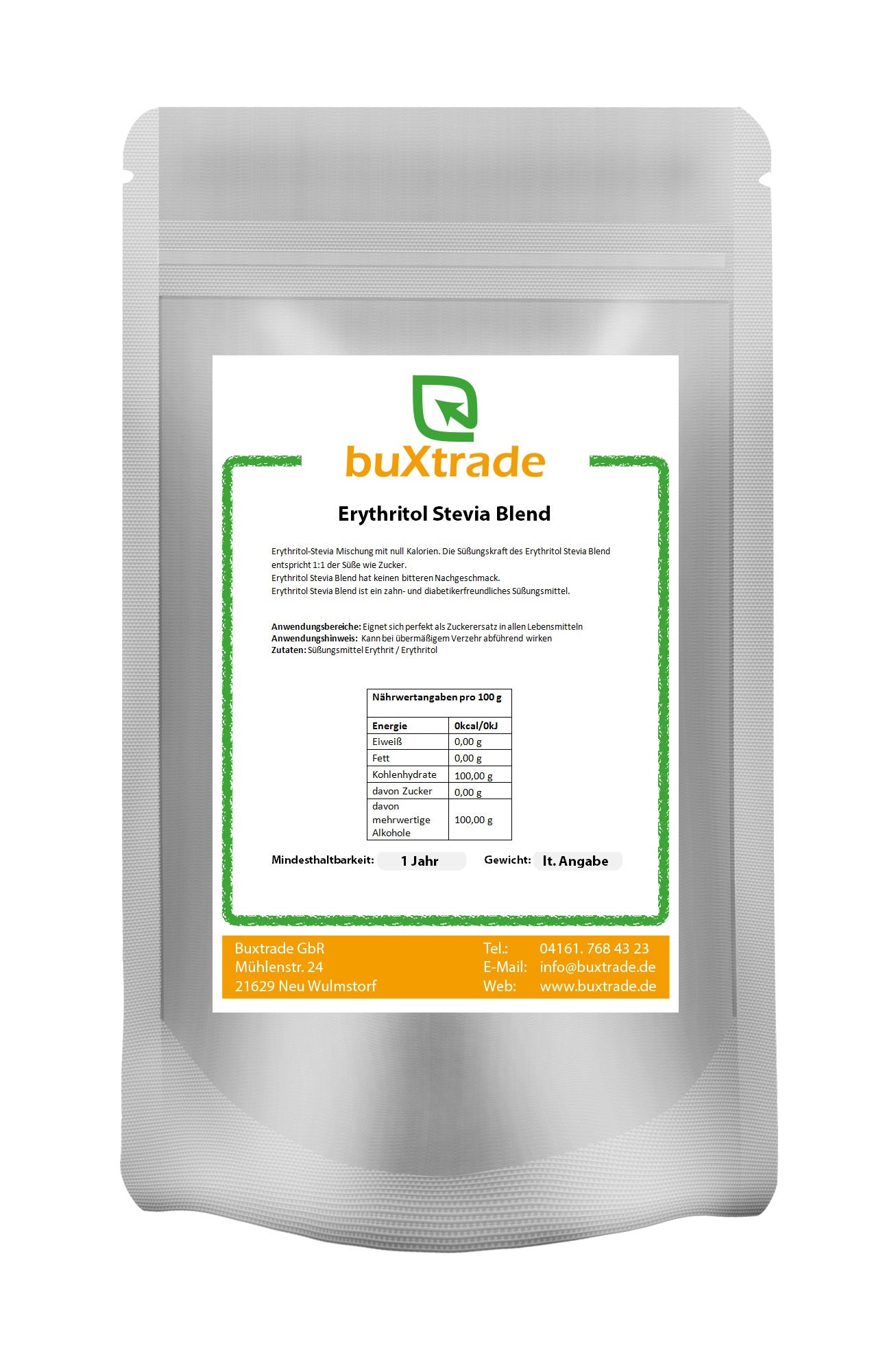 Erythritol Stevia - 100% pure